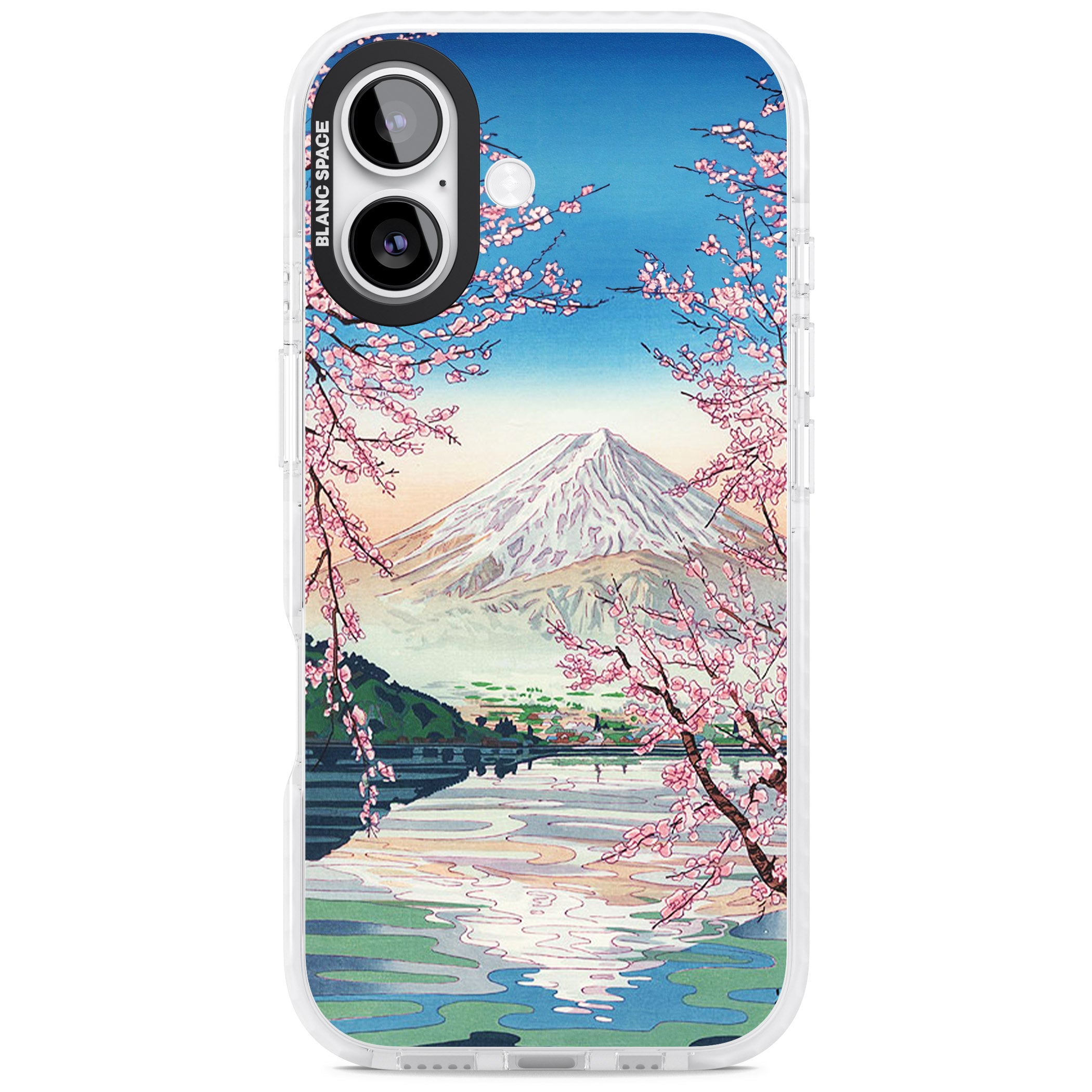 Mt Fuji From Lake Kawaguchi iPhone 17 Impact Pro Clear Phone Case