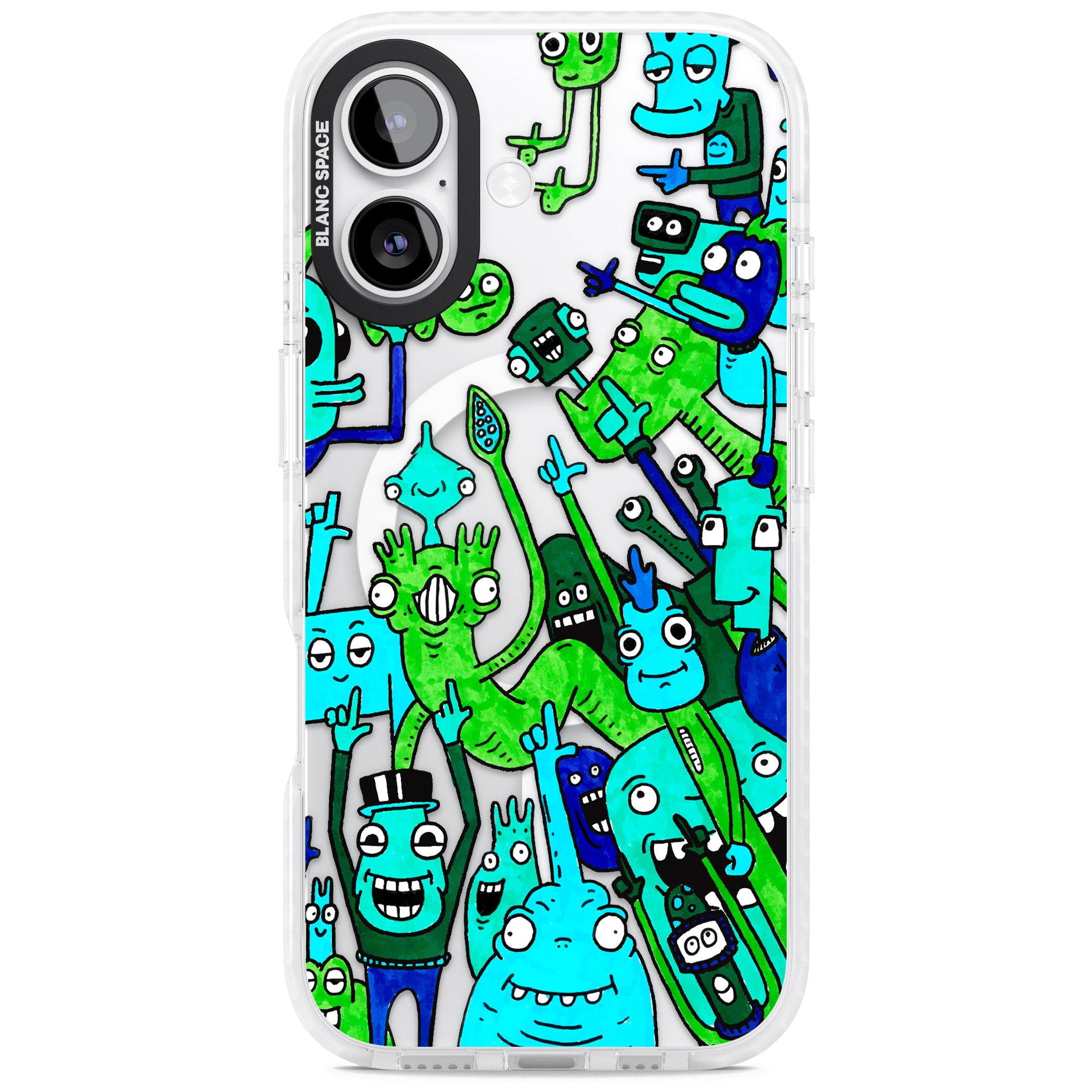 Don'T Point iPhone 17 Impact Pro Clear Phone Case