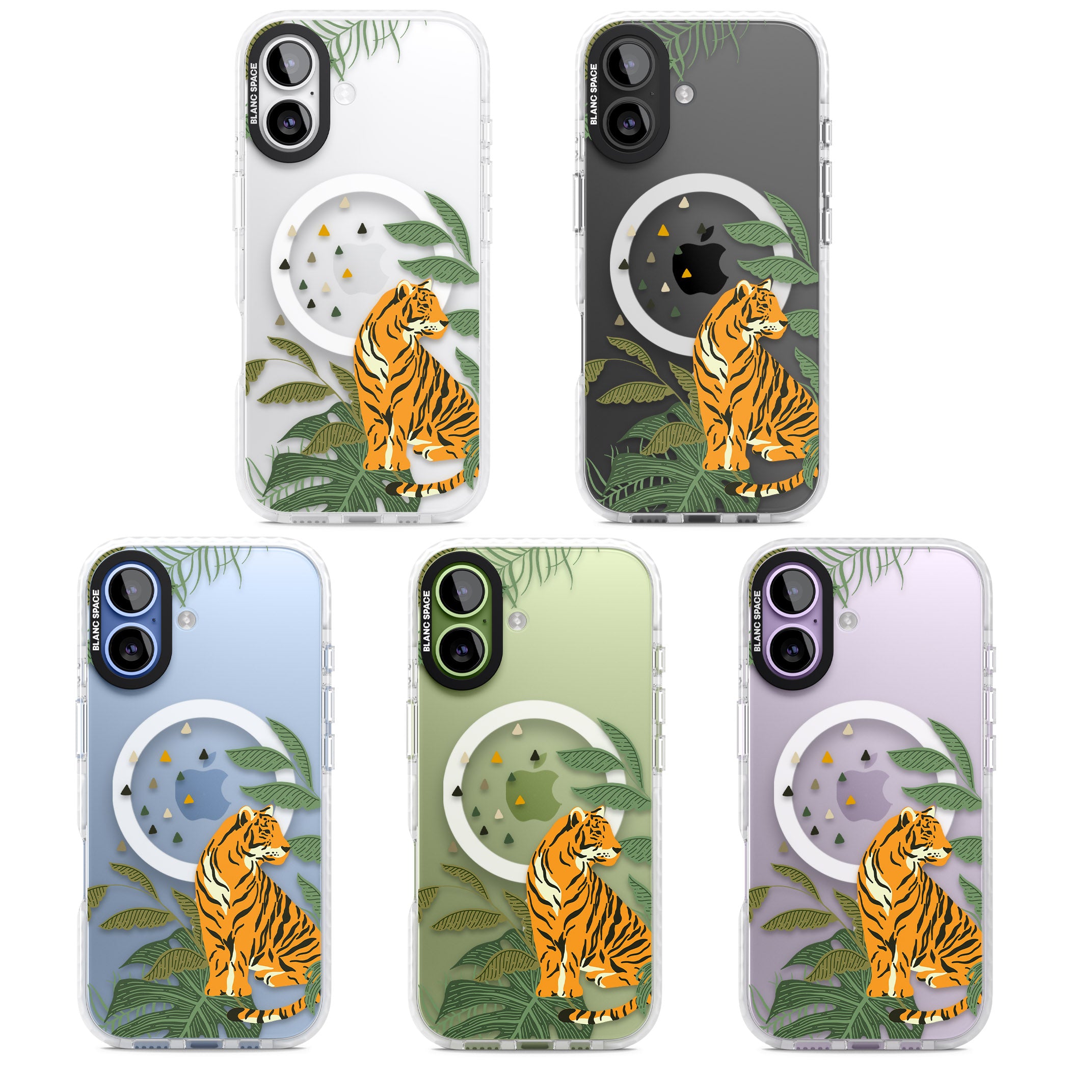 Tiger Jungle iPhone 17 Impact Pro Clear Phone Case APT Impact Protection