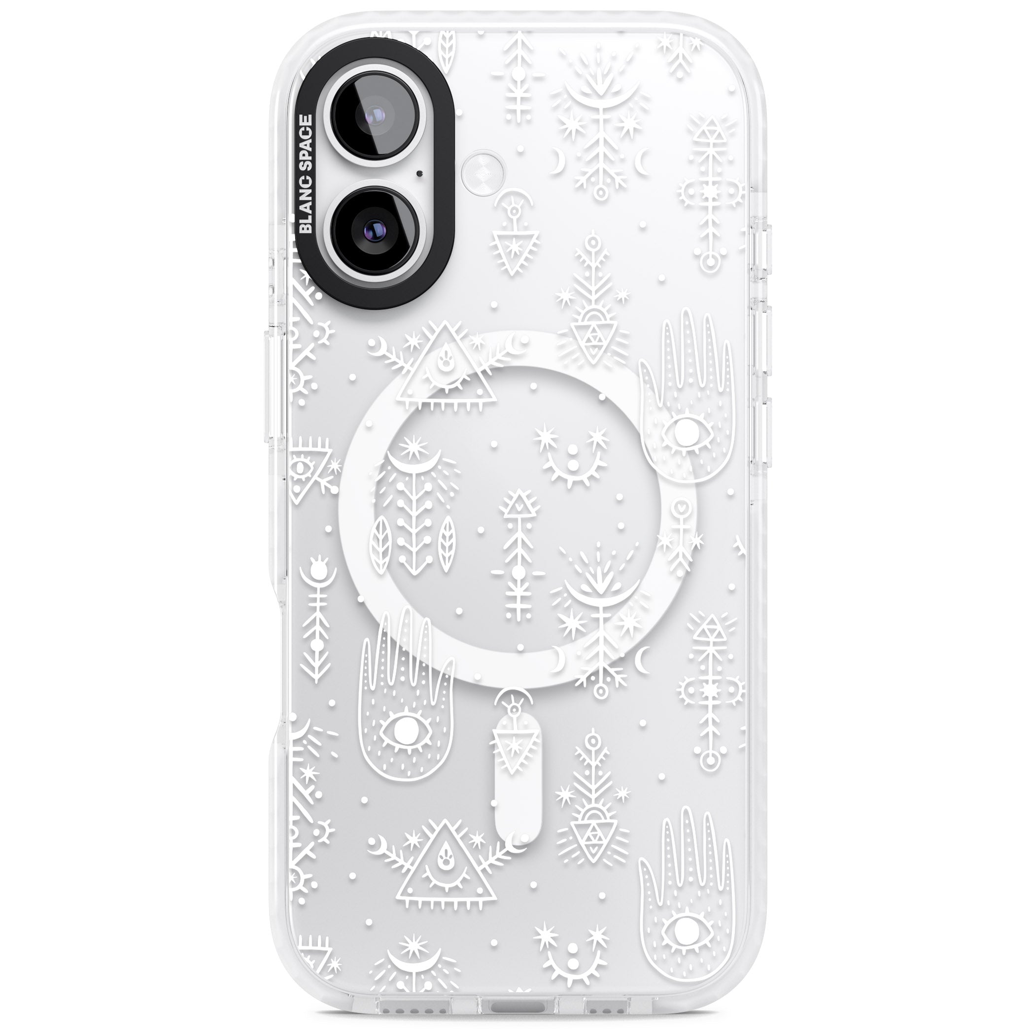 Mystic Symbols iPhone 17 Impact Pro Clear Phone Case