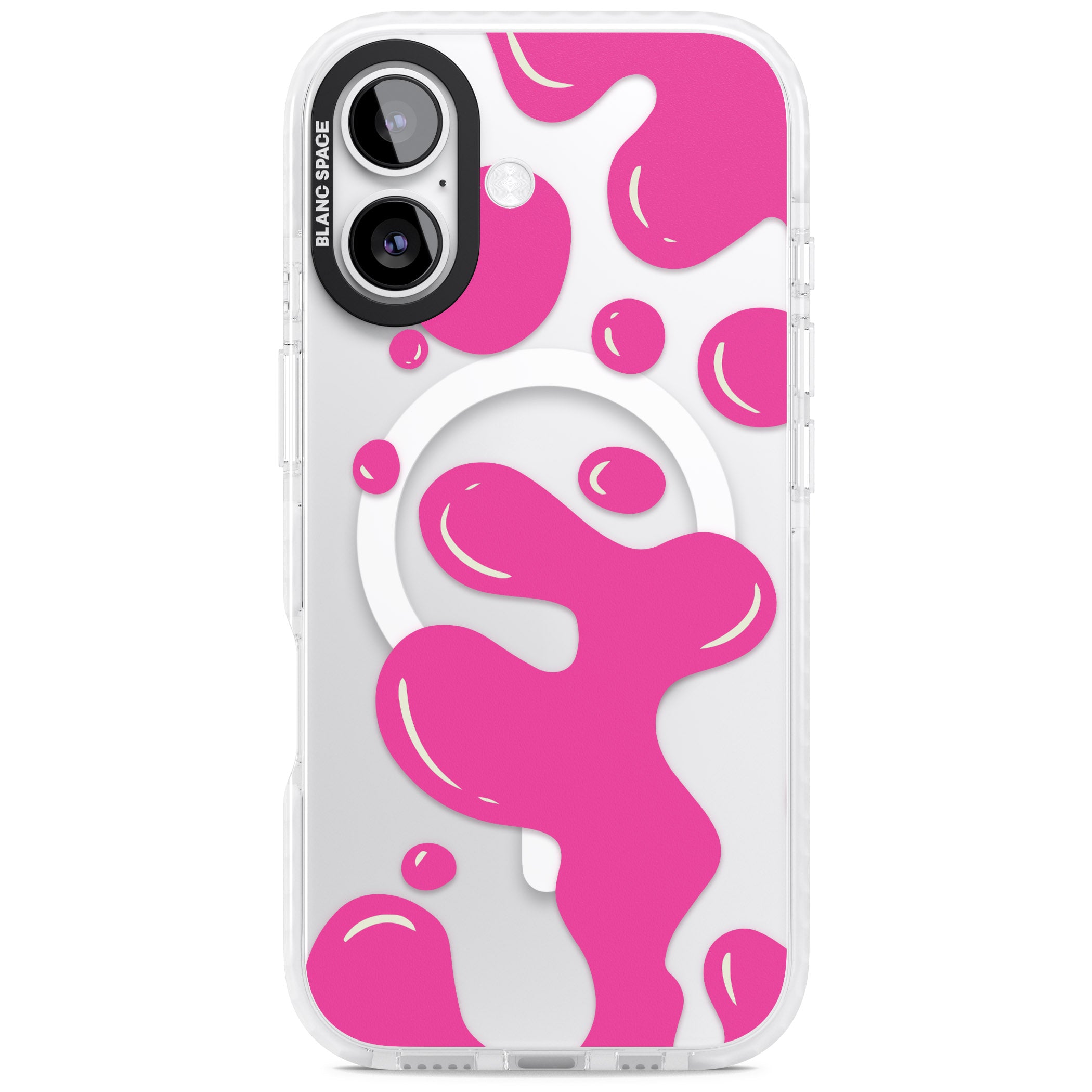 Pink Lava Lamp iPhone 17 Impact Pro Clear Phone Case