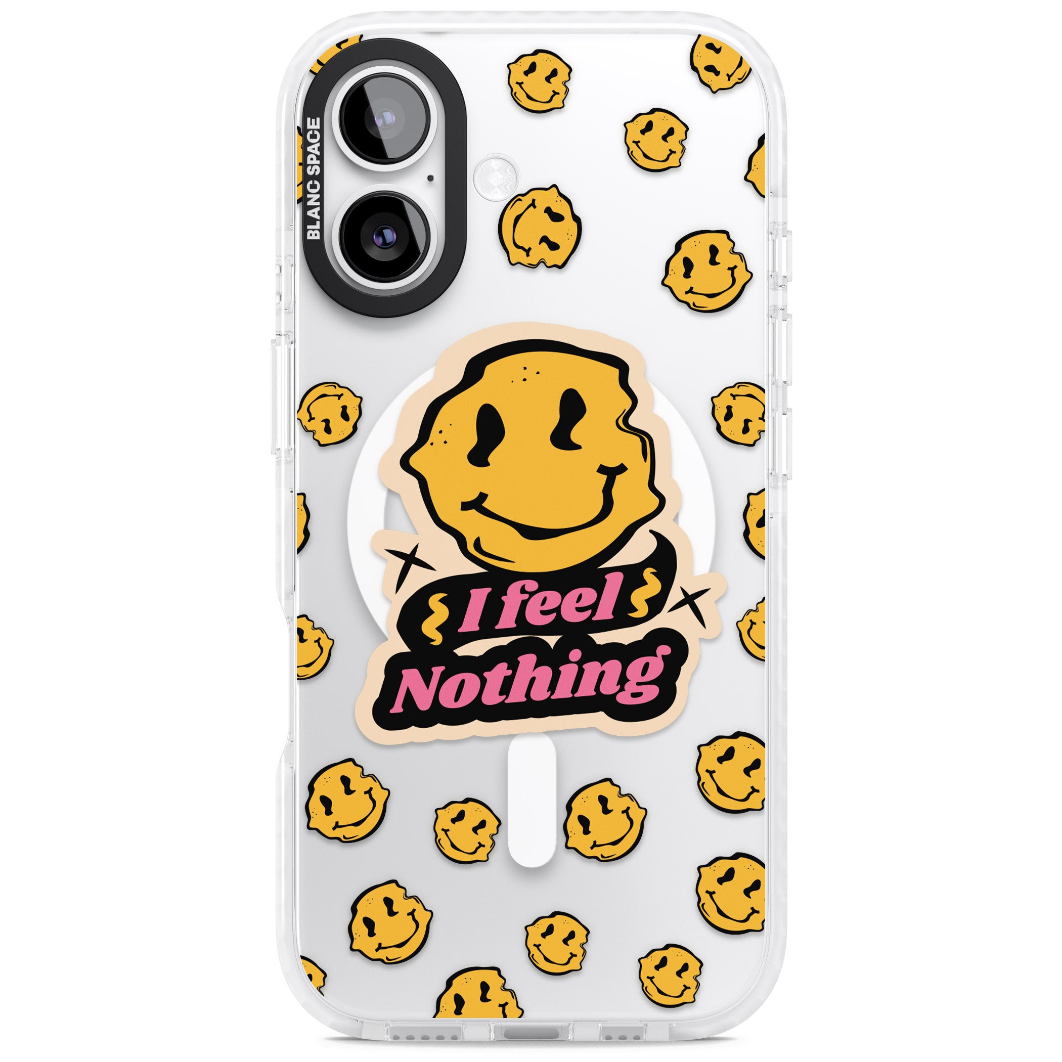 I Feel Nothing (Clear) iPhone 17 Impact Pro Clear Phone Case