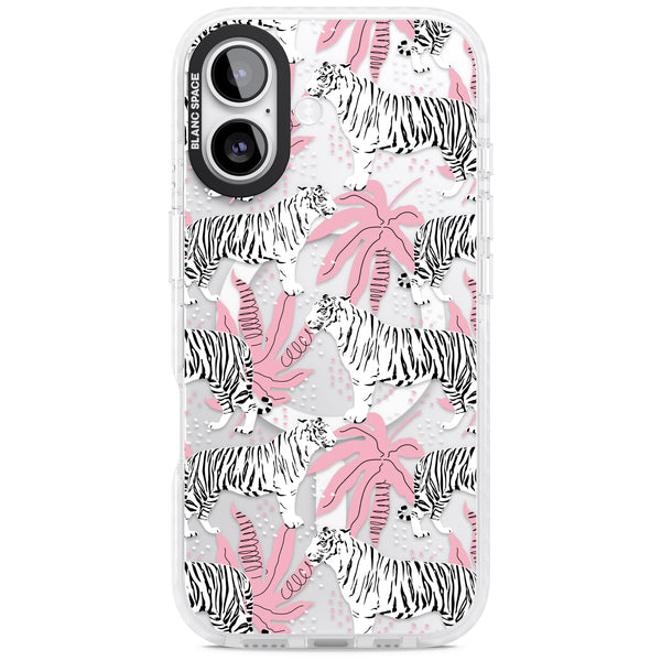 Pink & White Tropical Tigers