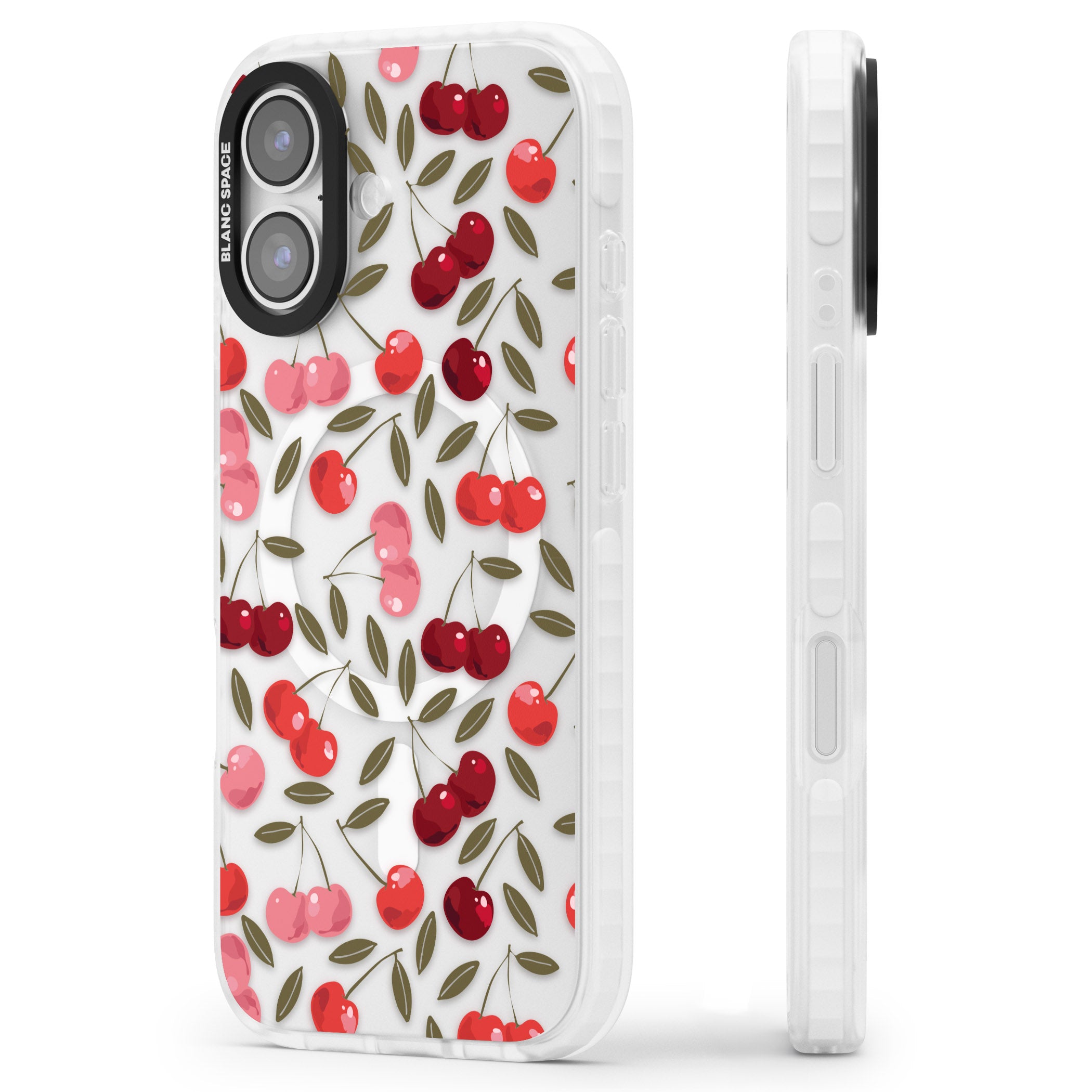Cherry On Top iPhone 17 Impact Pro Clear Phone Case Side Profile
