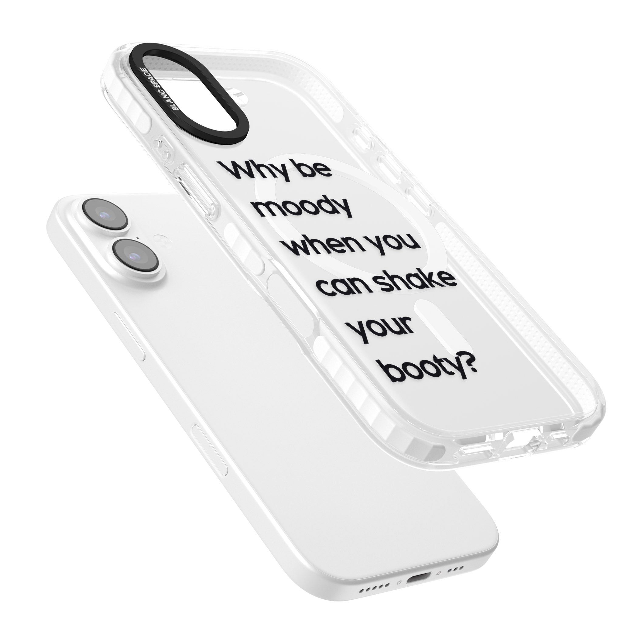 Why Be Moody? iPhone 17 Impact Pro Clear Phone Case Colours