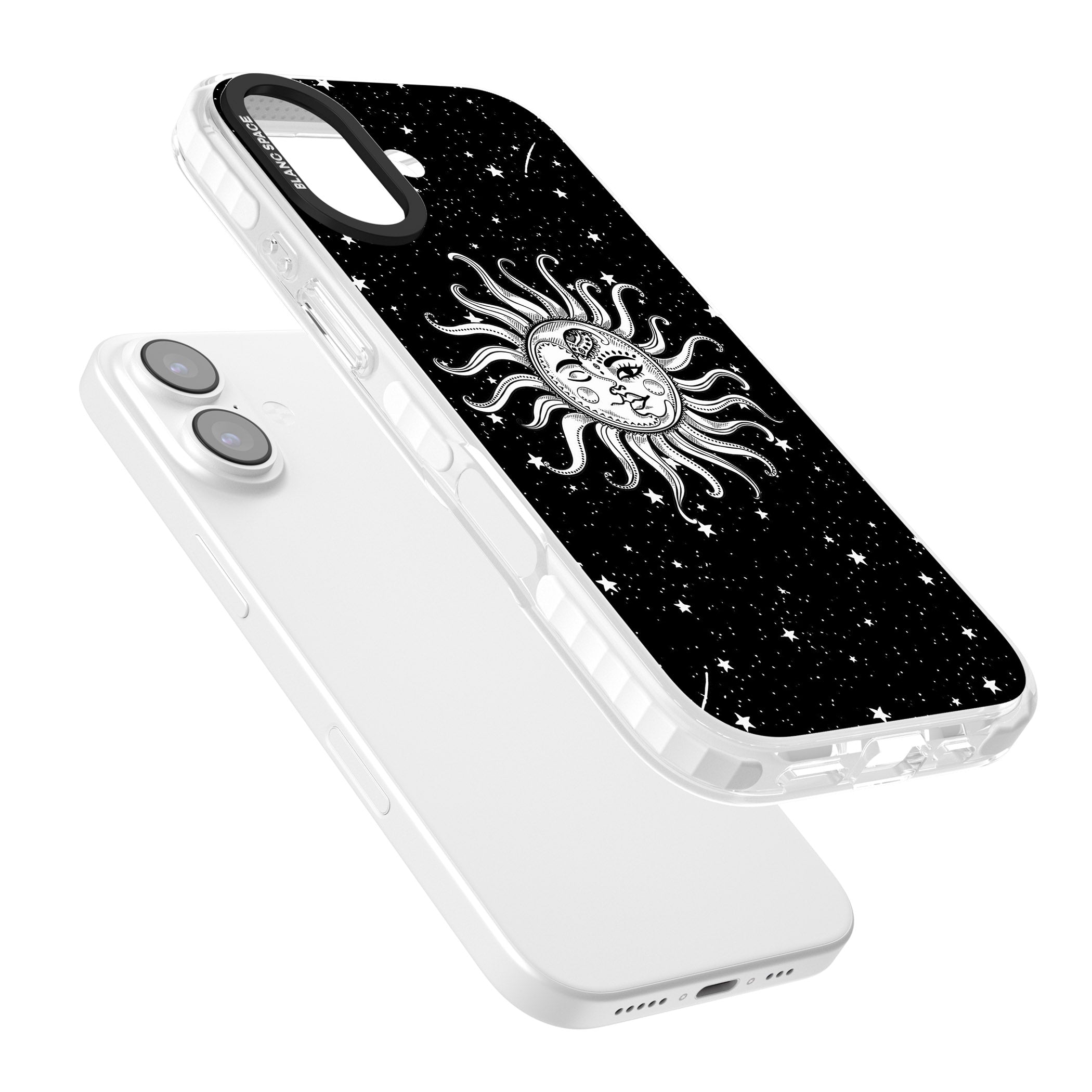 Mystic Sun Moon iPhone 17 Impact Pro Clear Phone Case Colours