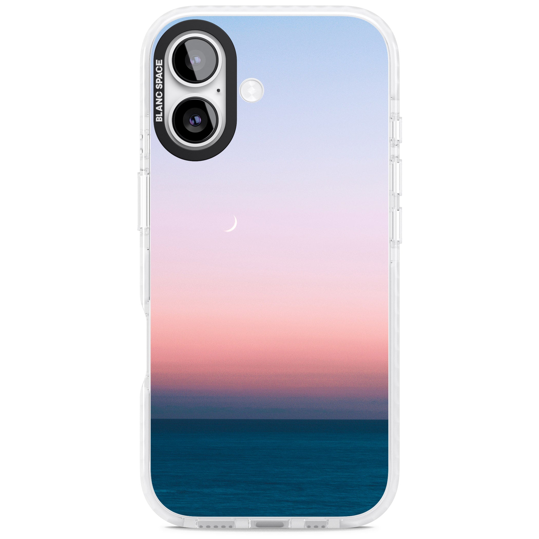 Pastel Ocean Sunset iPhone 17 Impact Pro Clear Phone Case