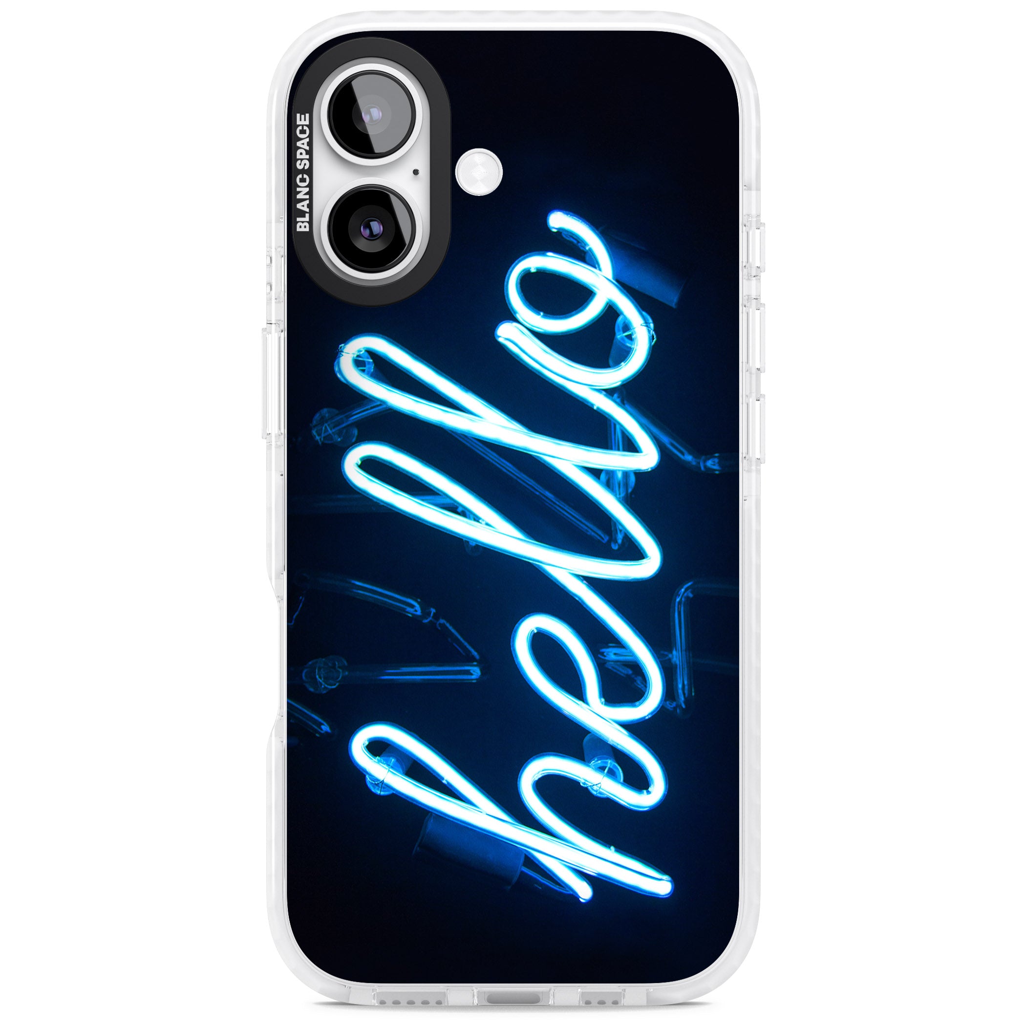 Hello Neon Sign iPhone 17 Impact Pro Clear Phone Case