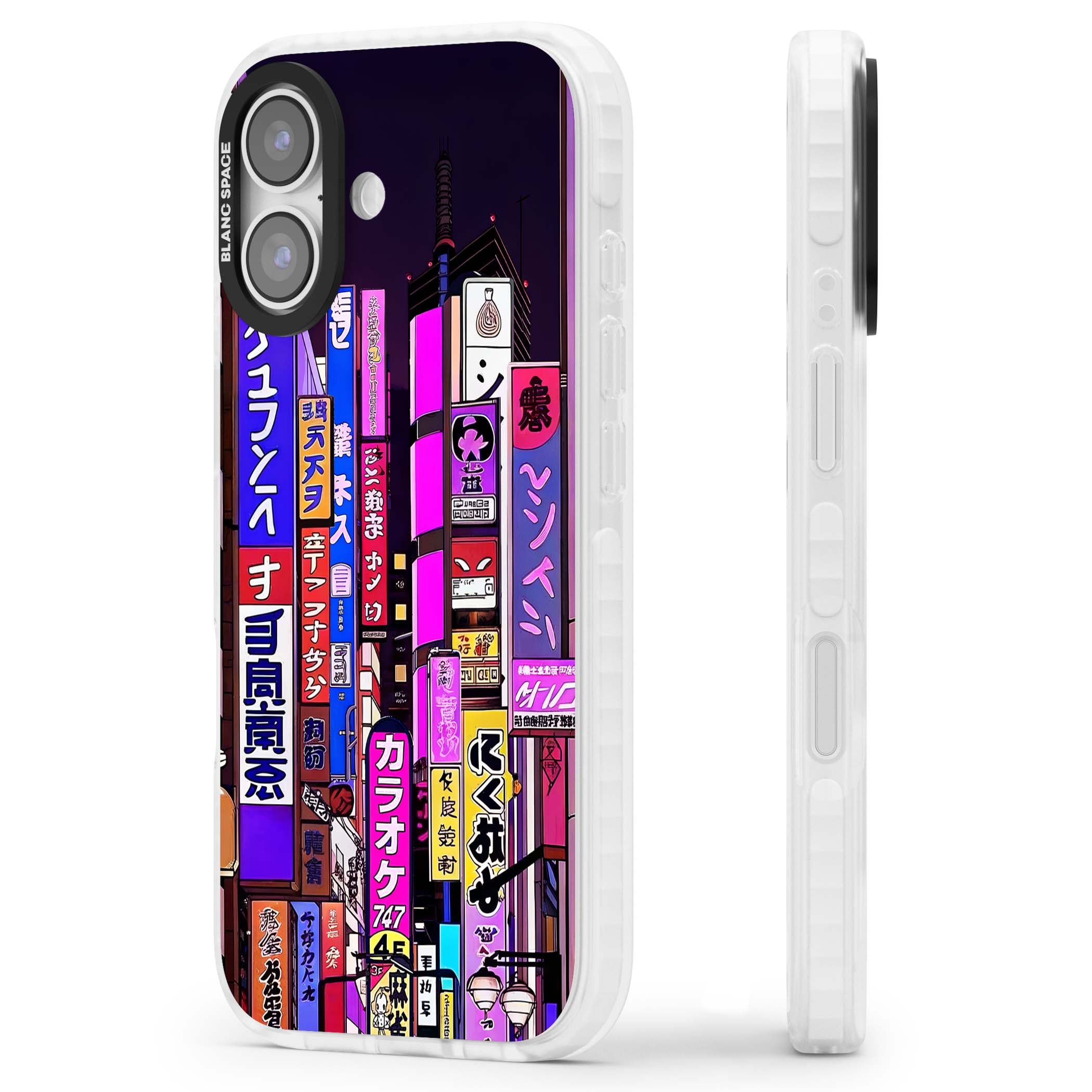 NEON NIGHT anime iPhone case | Impact Magsafe case for iPhone 17
