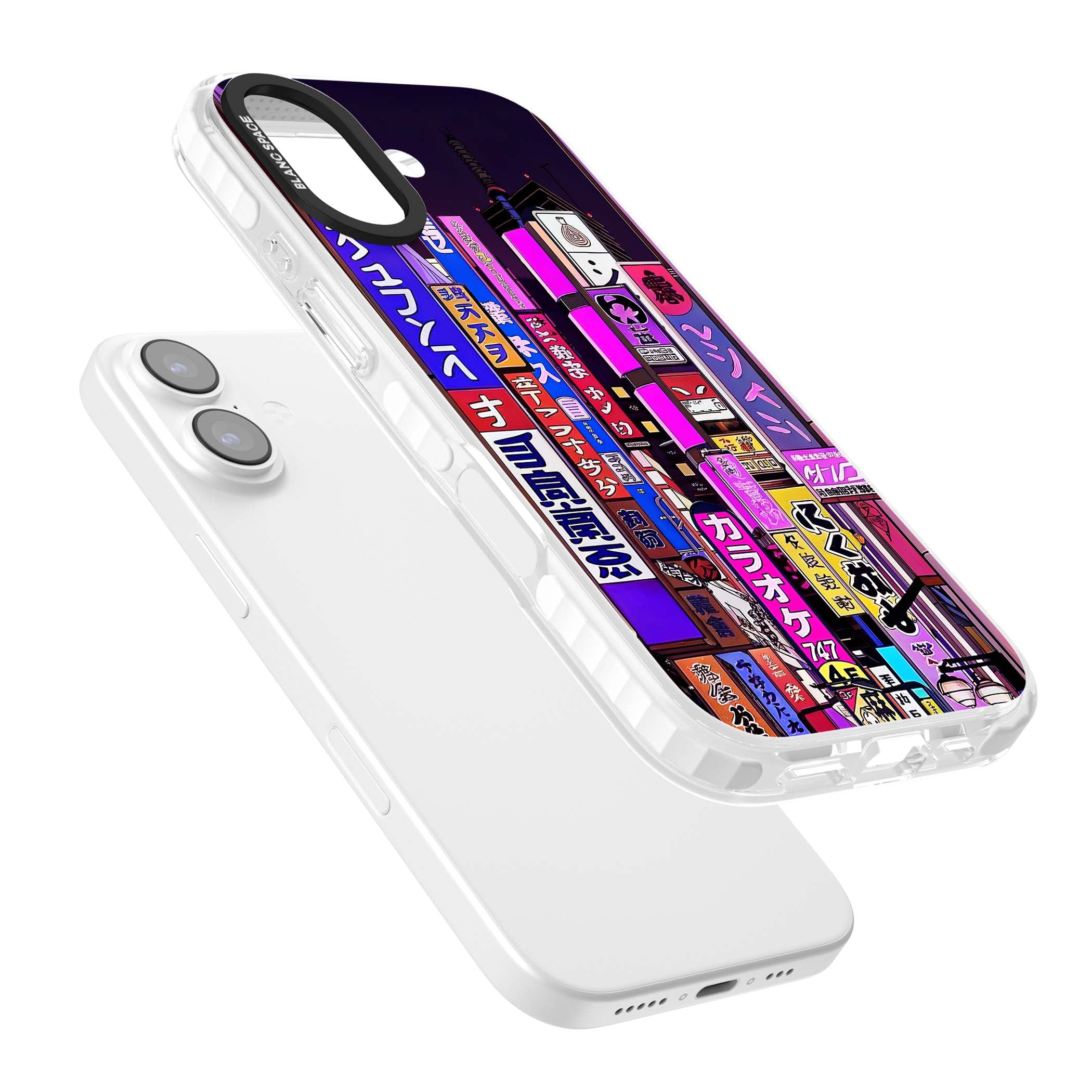NEON NIGHT anime iPhone case | Impact Magsafe case for iPhone 17