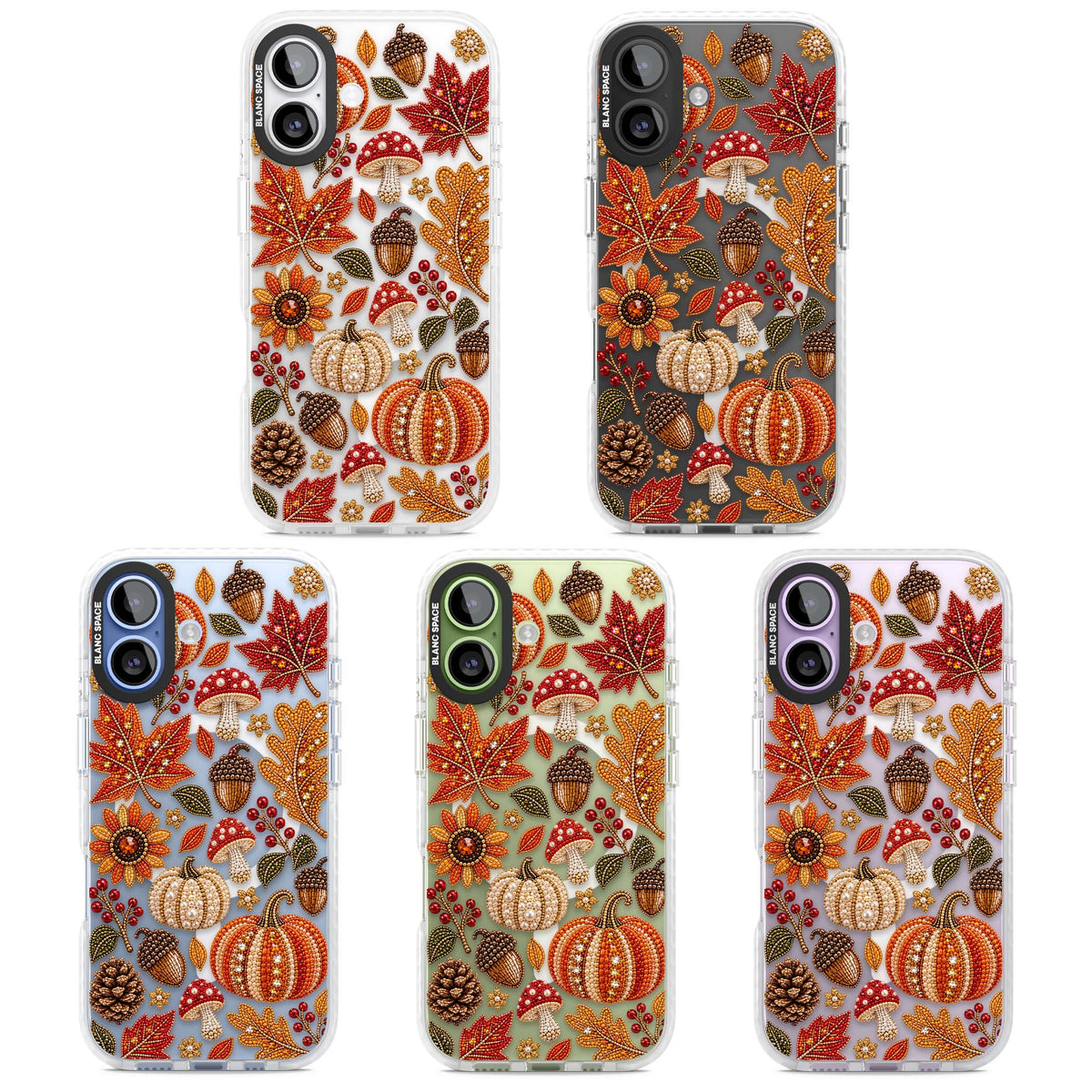 Beaded Autumn iPhone case | Impact Magsafe case for iPhone 17