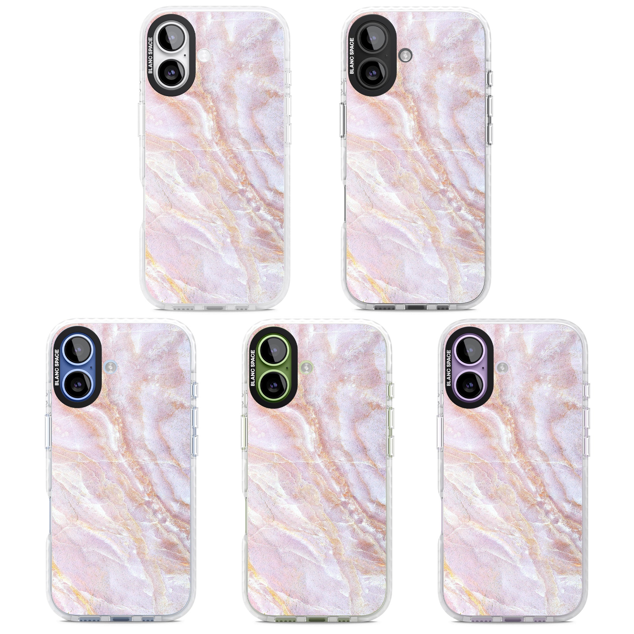 Soft Onyx Blush iPhone 17 Impact Pro Clear Phone Case APT Impact Protection