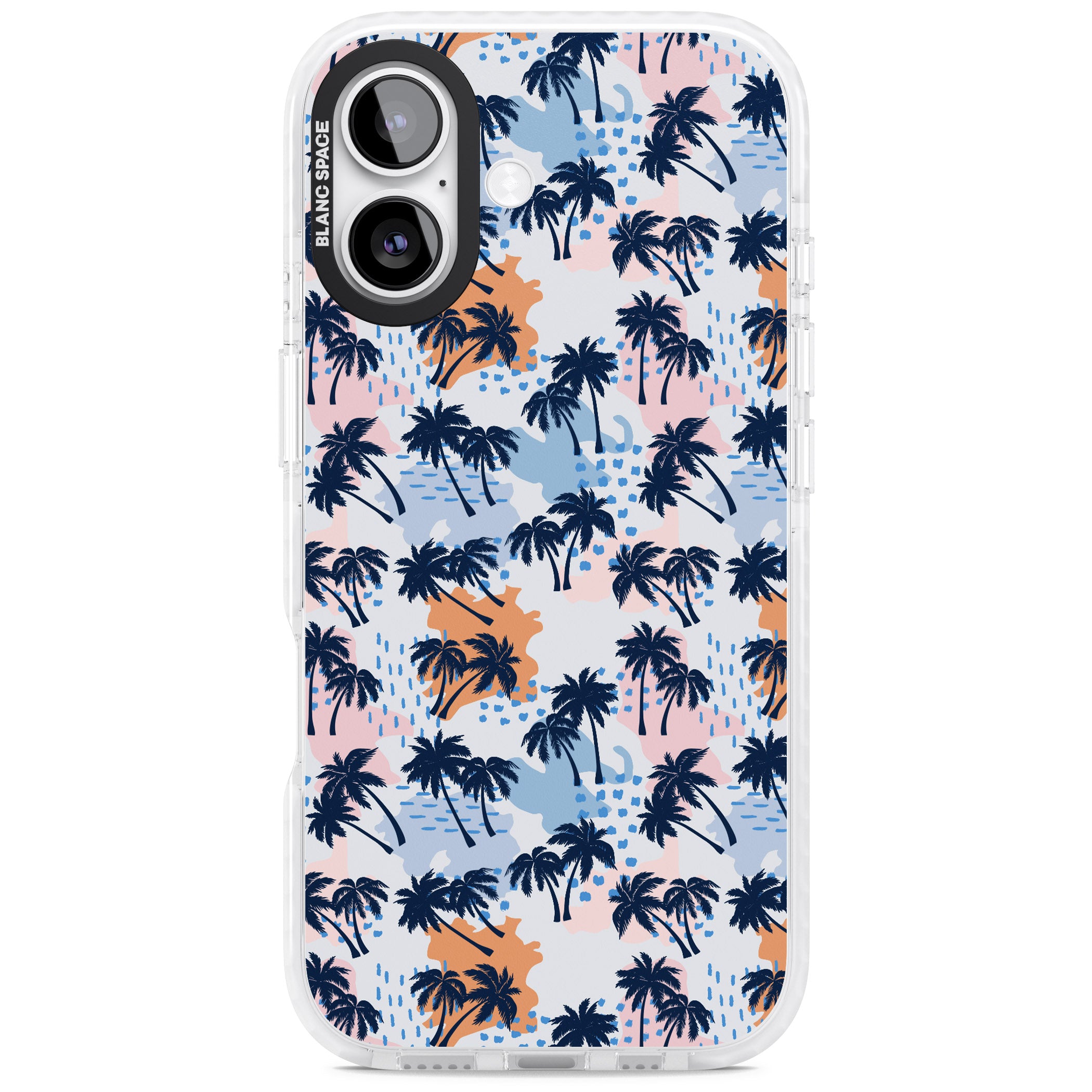 Tropical Vibes Palm iPhone 17 Impact Pro Clear Phone Case