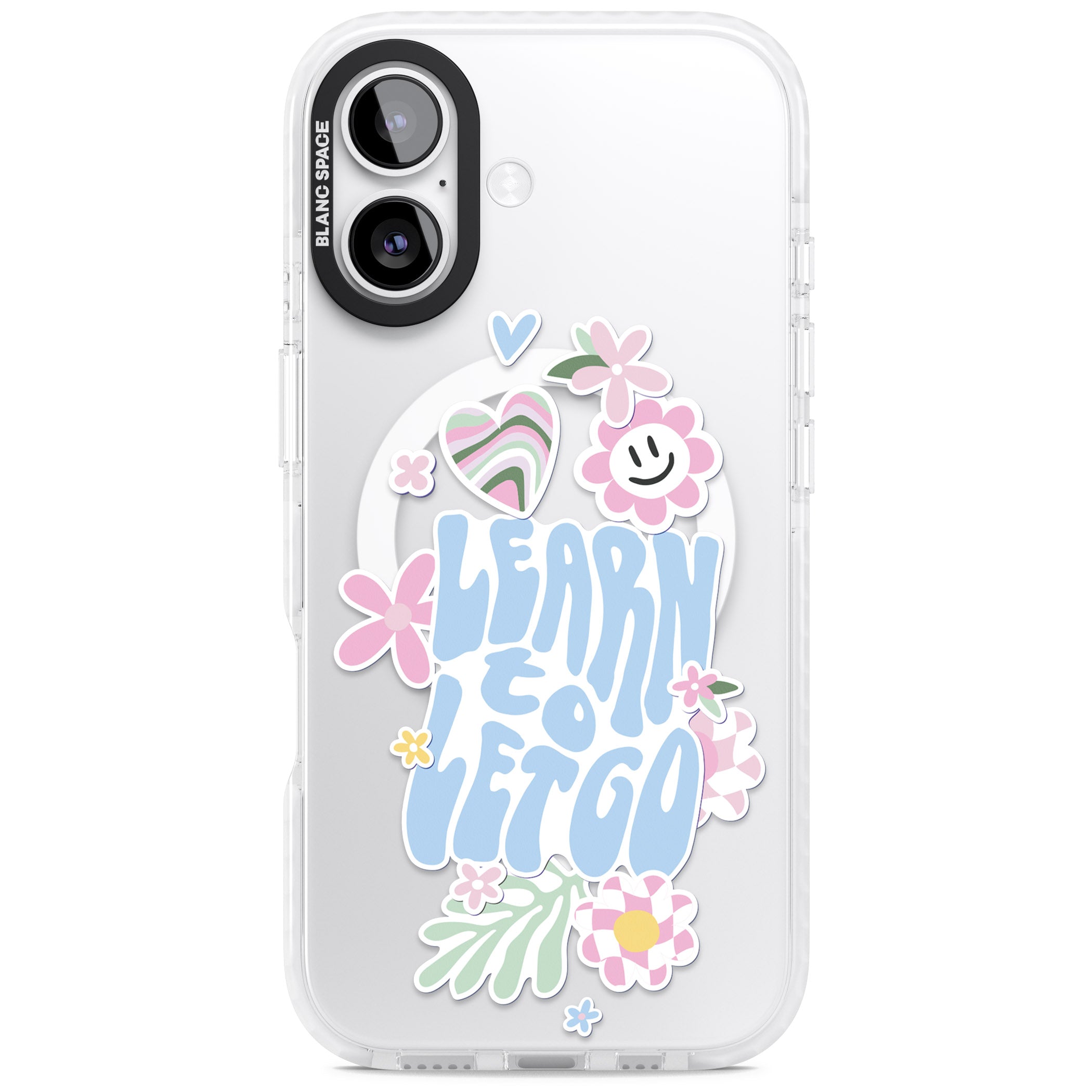 Learn To Let Go iPhone 17 Impact Pro Clear Phone Case