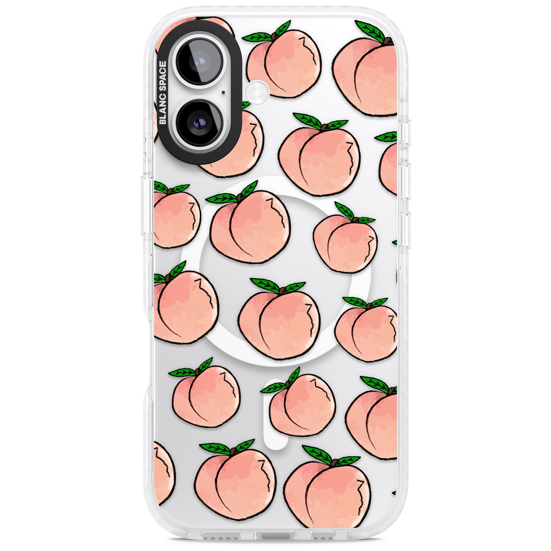 Peachy Picnic iPhone 17 Impact Pro Clear Phone Case