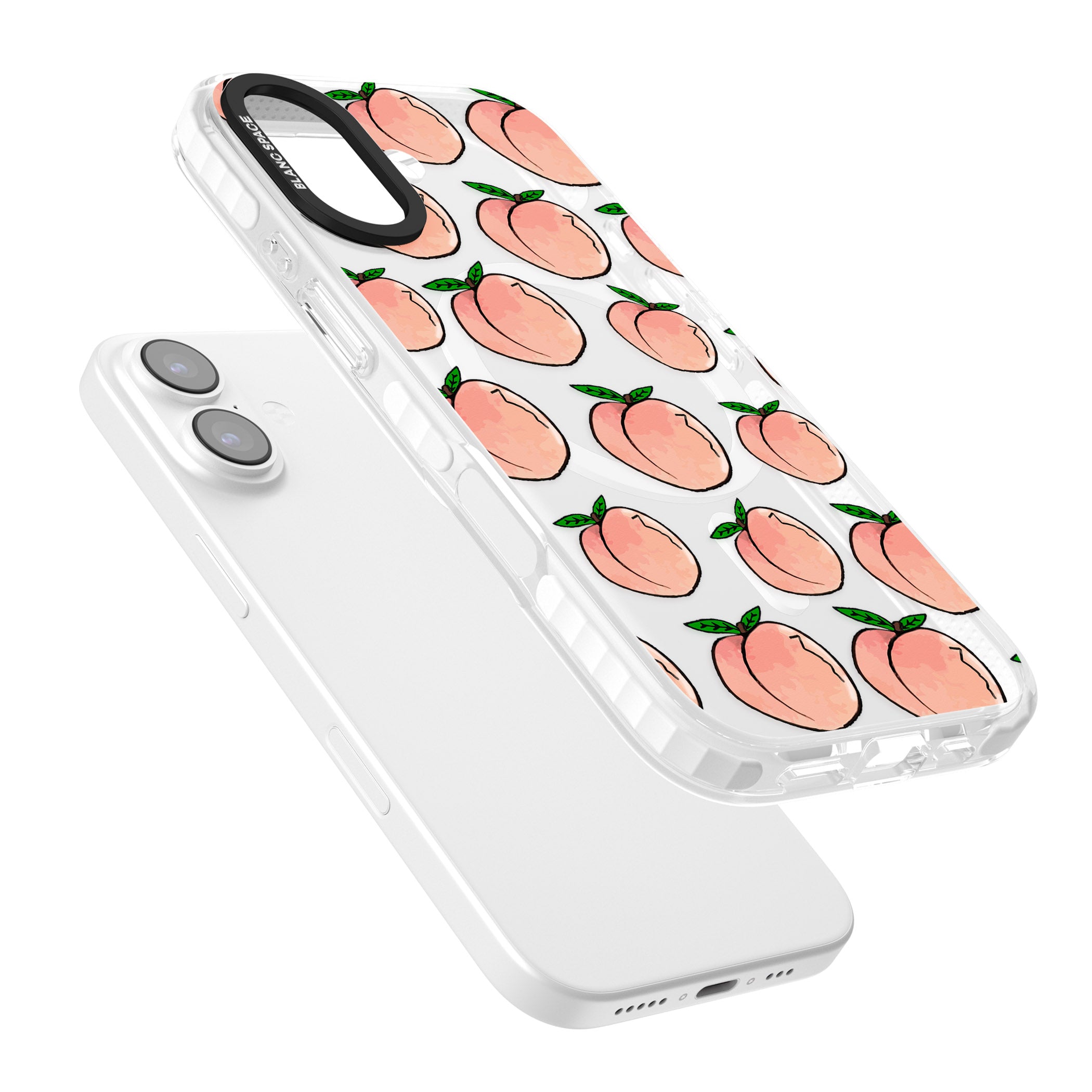 Peachy Picnic iPhone 17 Impact Pro Clear Phone Case Colours