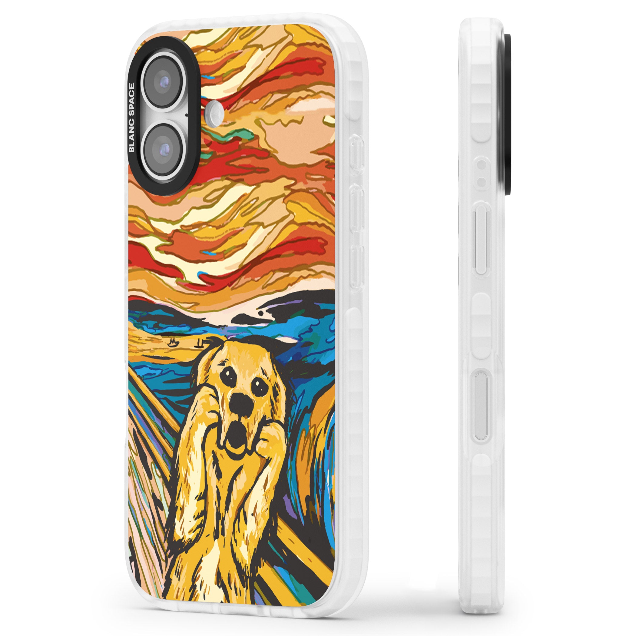 The Bark iPhone 17 Impact Pro Clear Phone Case Side Profile