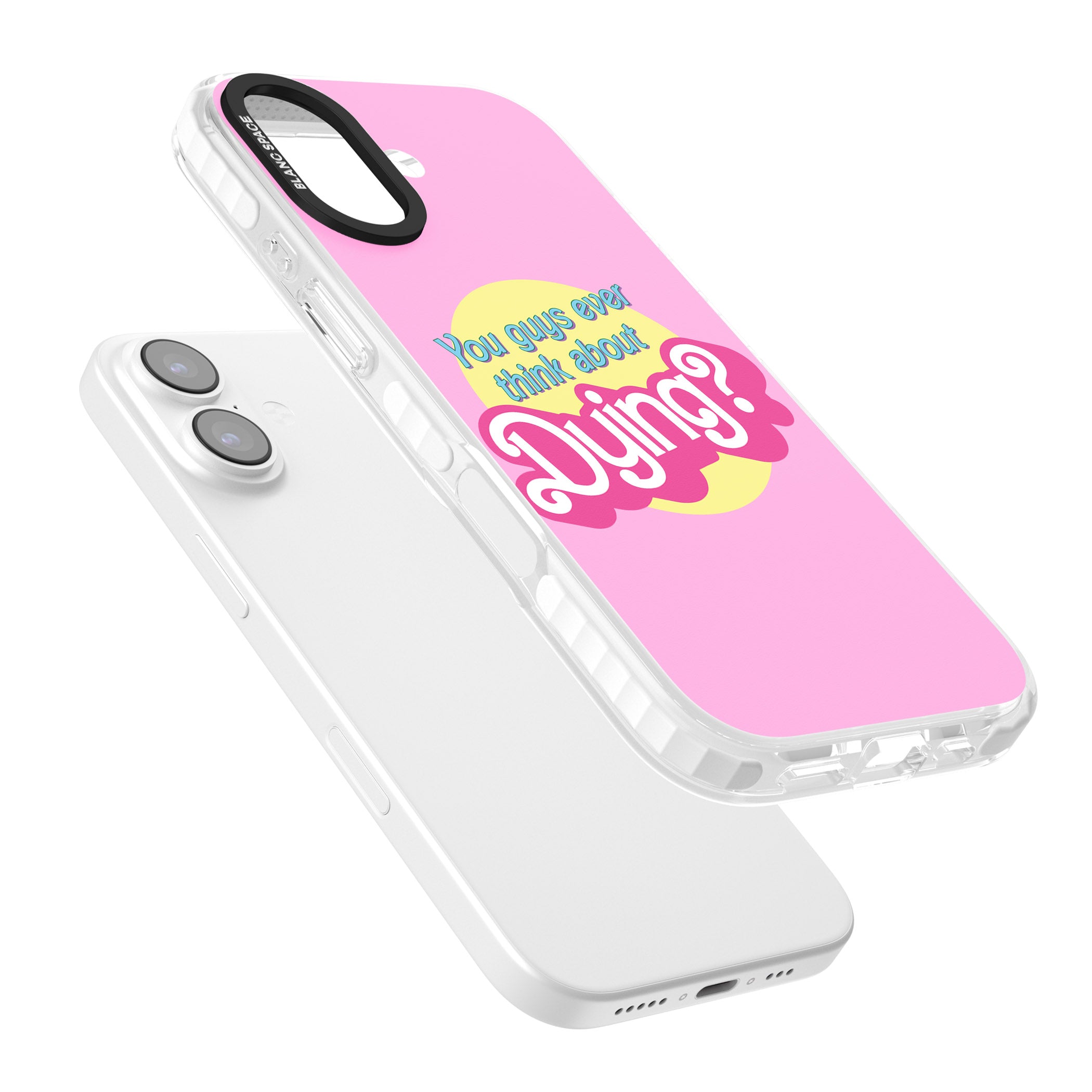 Ever Think About Dying? iPhone 17 Impact Pro Clear Phone Case Colours