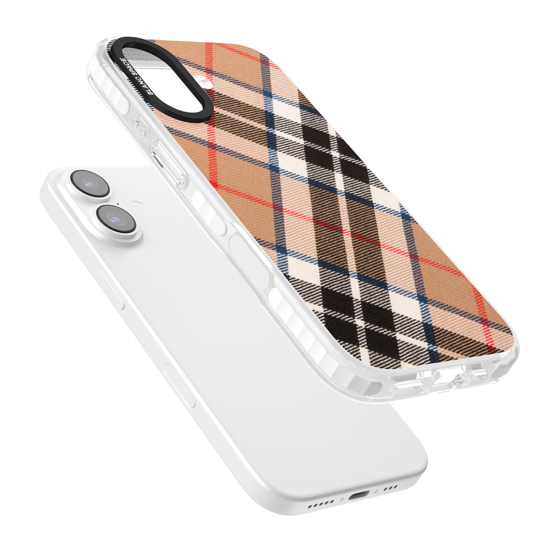 Haymarket Check iPhone 17 Impact Pro Clear Phone Case Colours