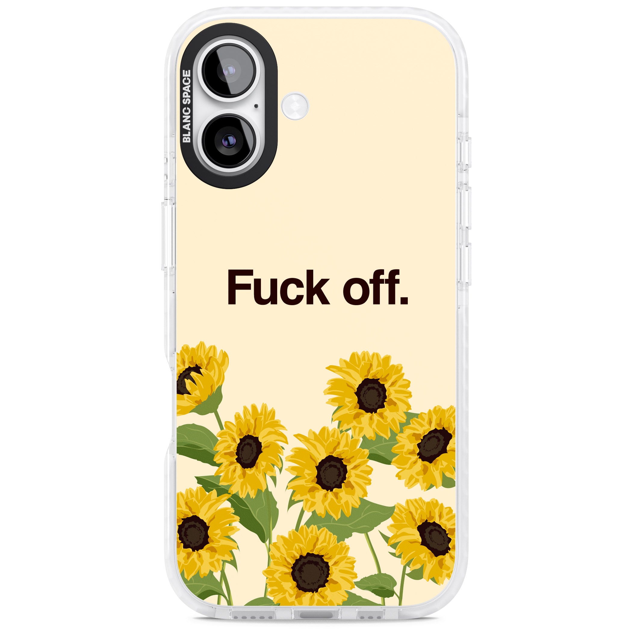 F*Ck Off iPhone 17 Impact Pro Clear Phone Case