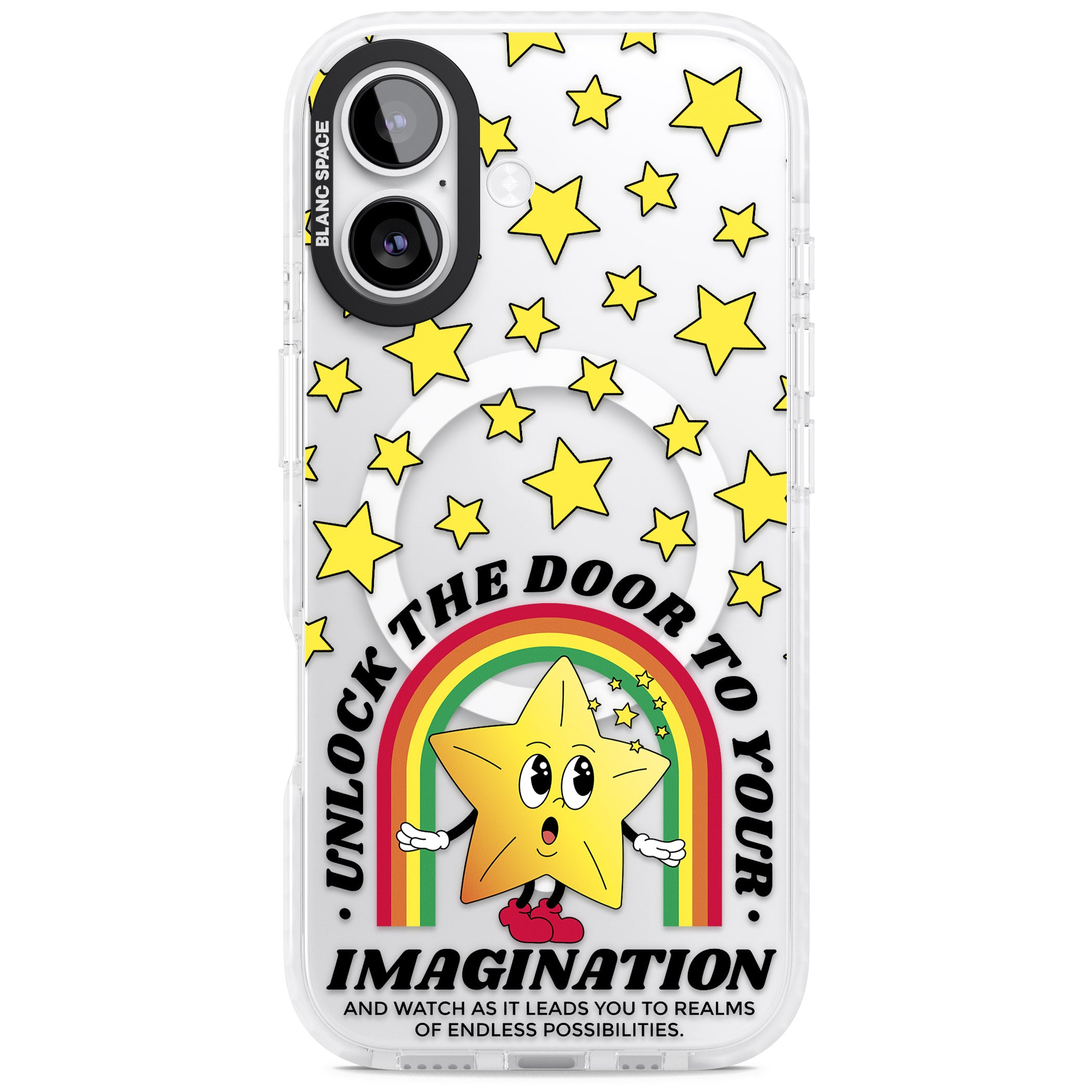 Imagination iPhone 17 Impact Pro Clear Phone Case