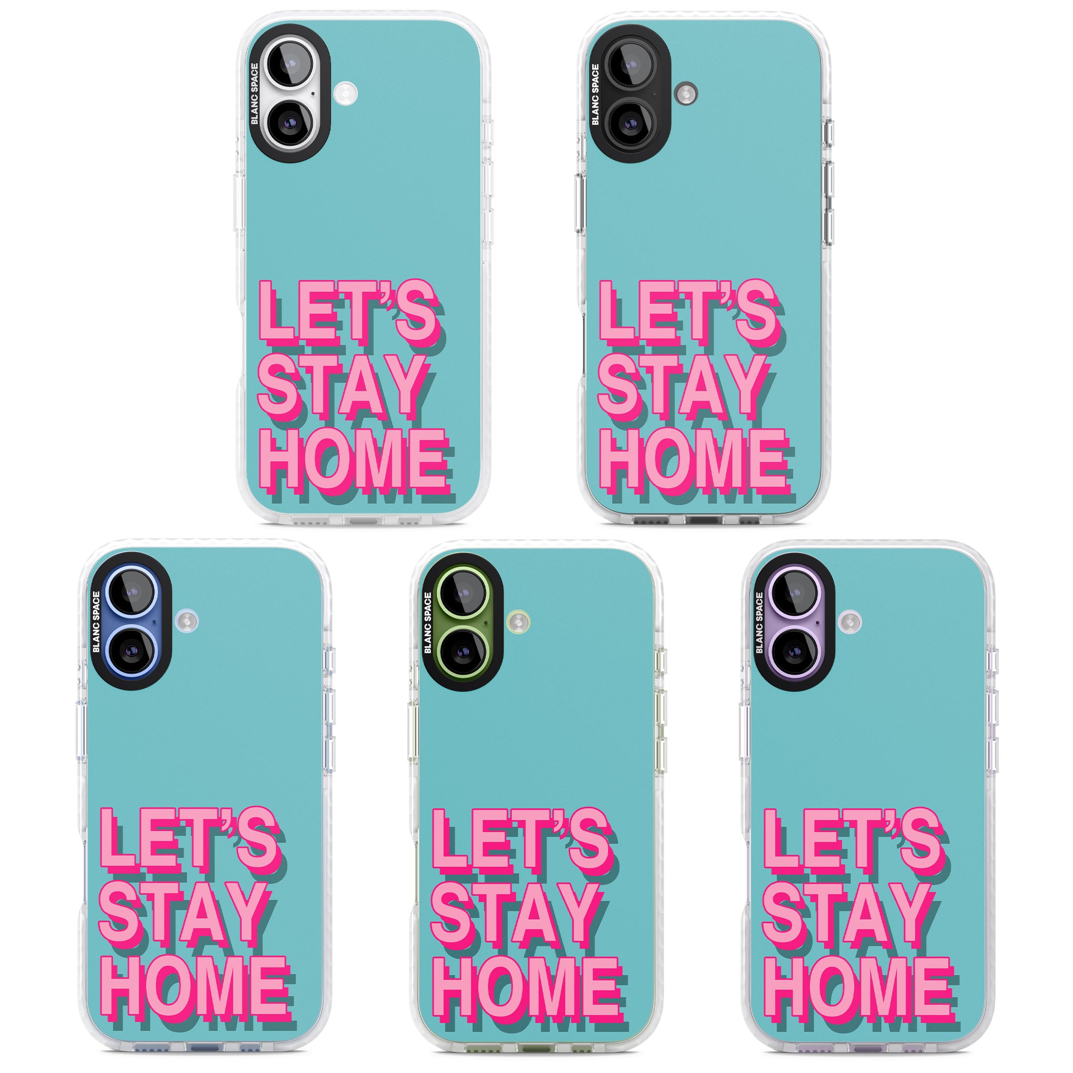 Let'S Stay Home iPhone 17 Impact Pro Clear Phone Case APT Impact Protection