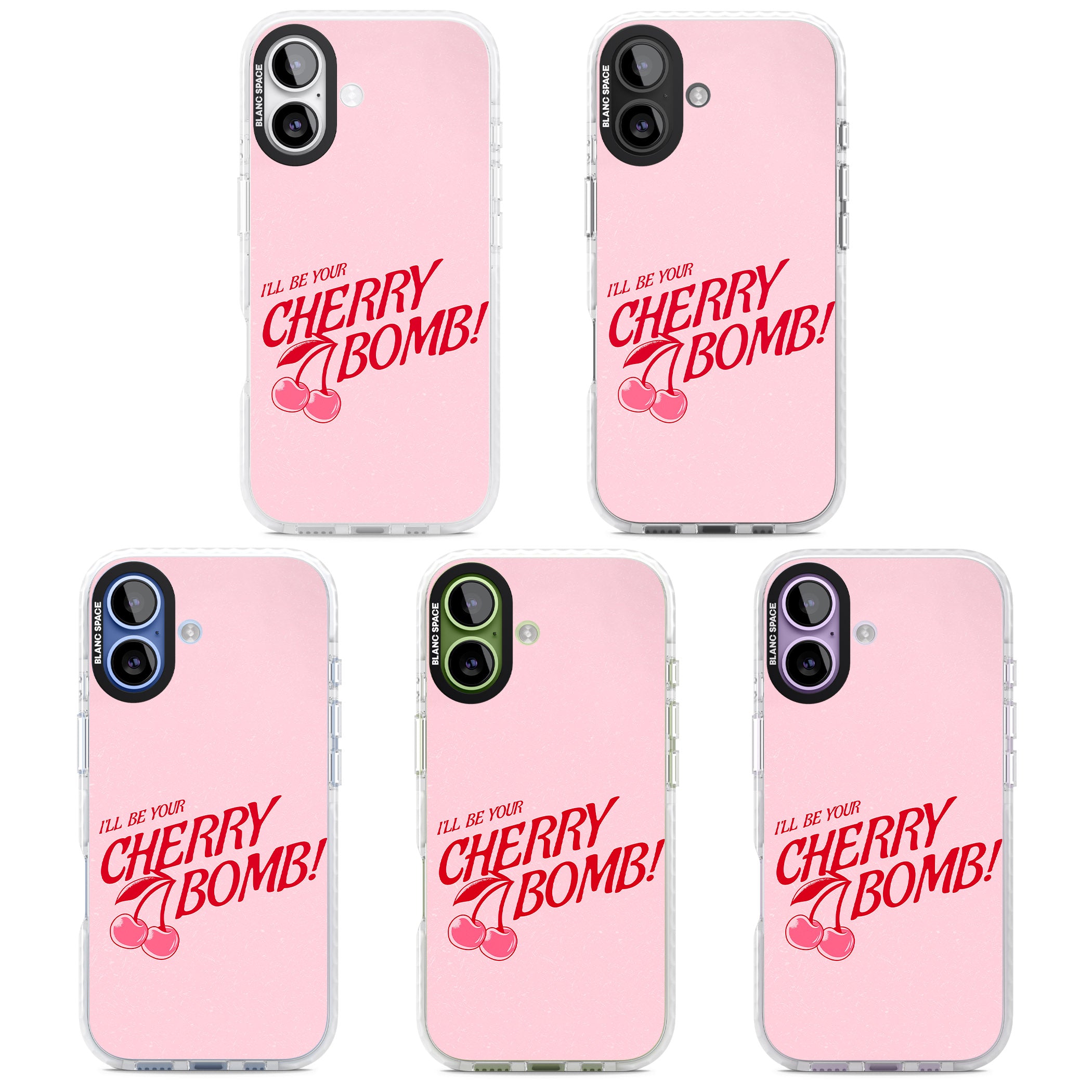 Your Cherry Bomb iPhone 17 Impact Pro Clear Phone Case APT Impact Protection