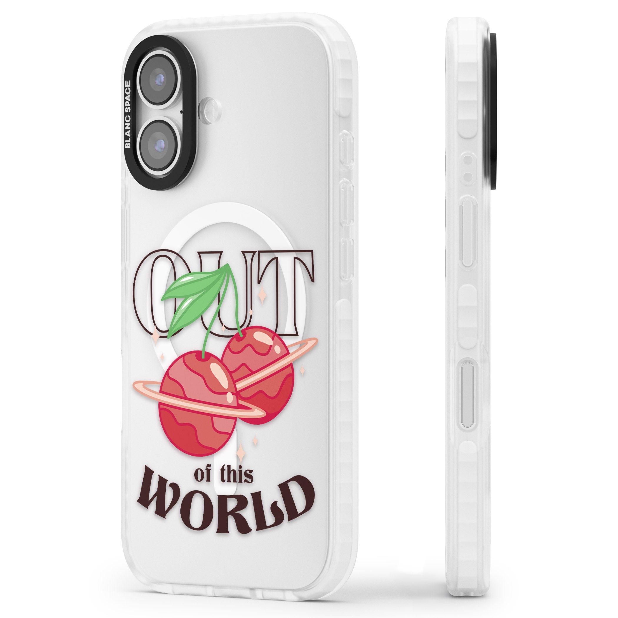 Out Of This World iPhone 17 Impact Pro Clear Phone Case Side Profile