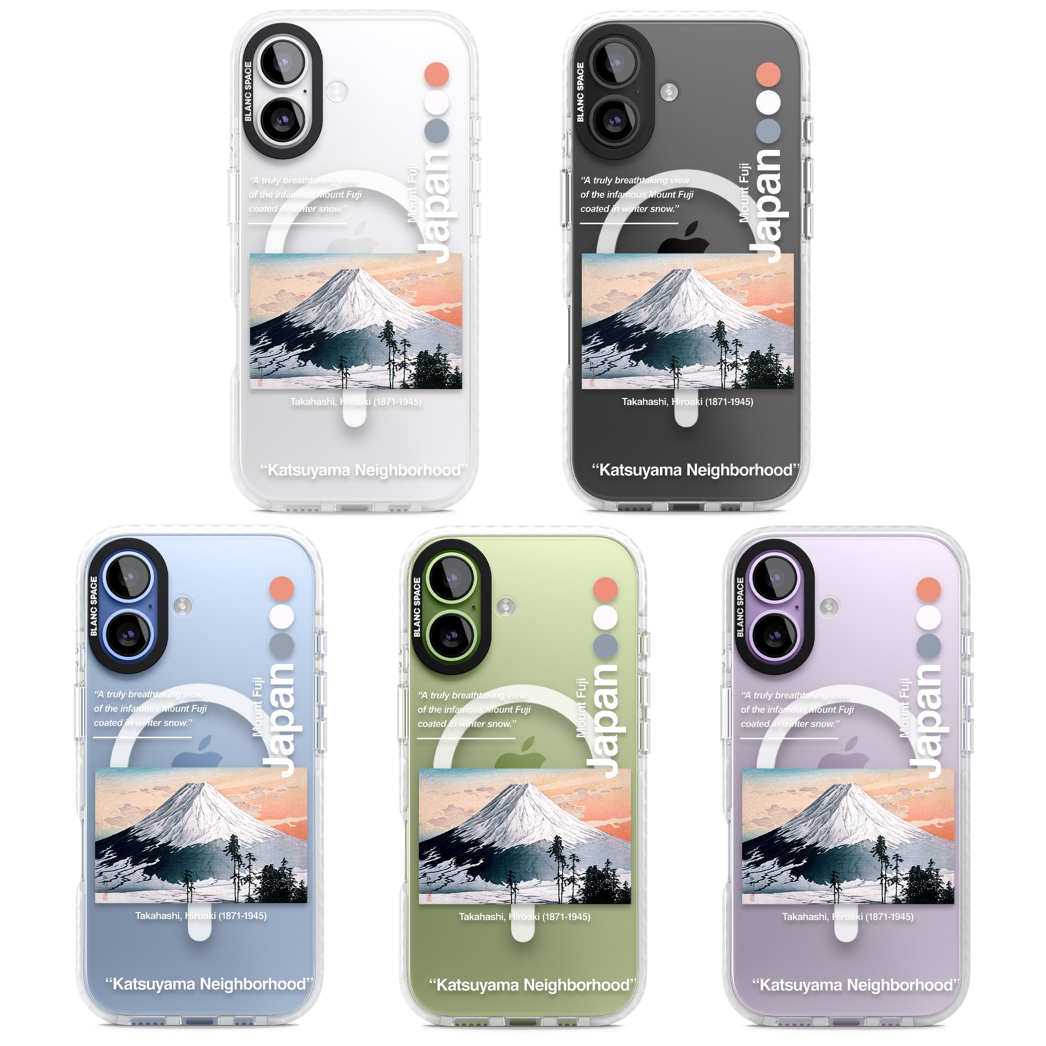 Katsuyama Neighborhood iPhone 17 Impact Pro Clear Phone Case APT Impact Protection
