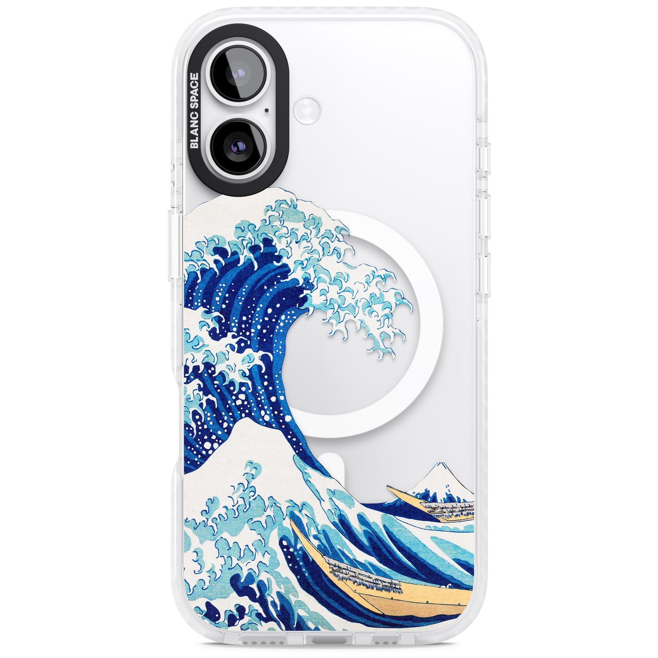The Great Wave Of Kanagawa iPhone 17 Impact Pro Clear Phone Case