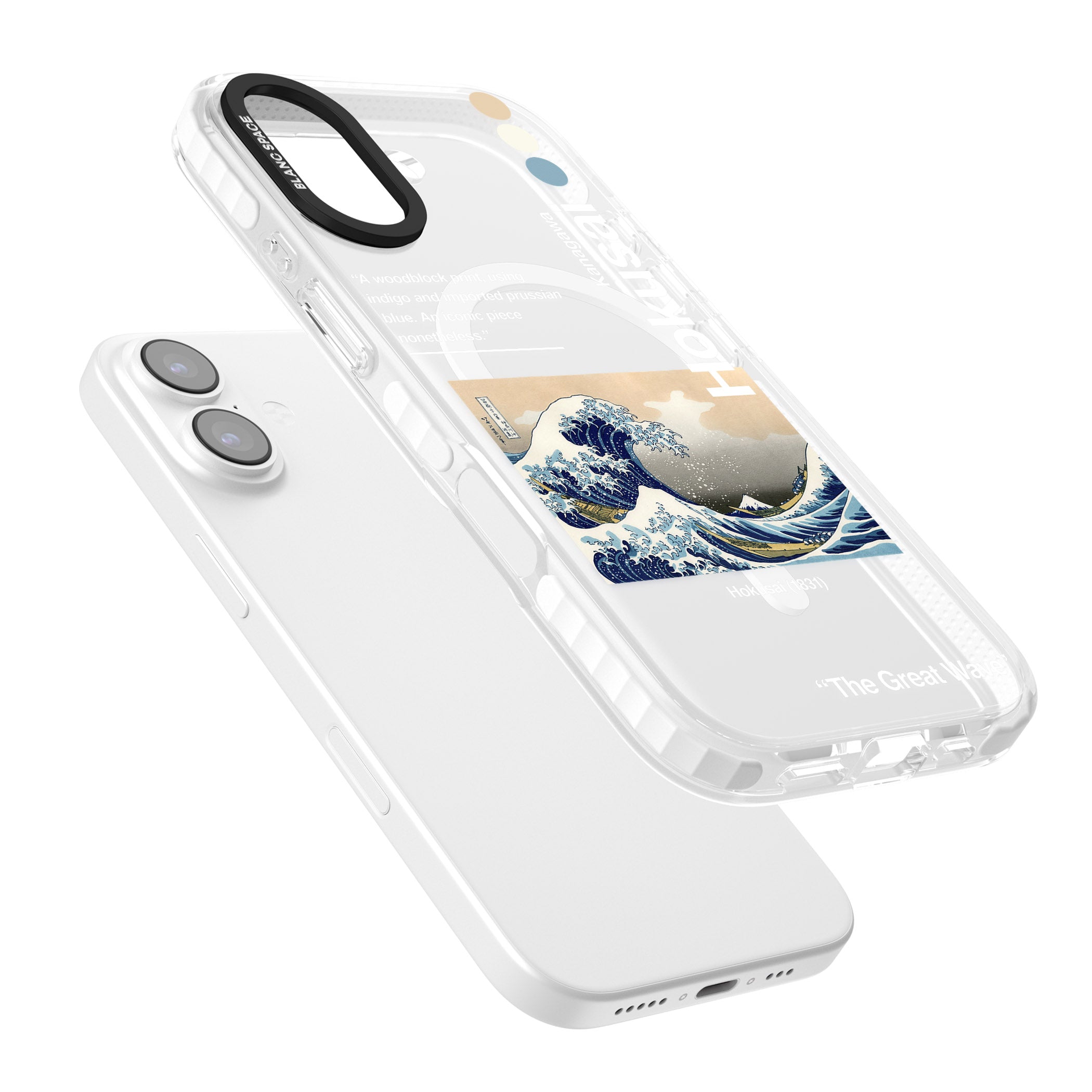 The Great Wave iPhone 17 Impact Pro Clear Phone Case Colours