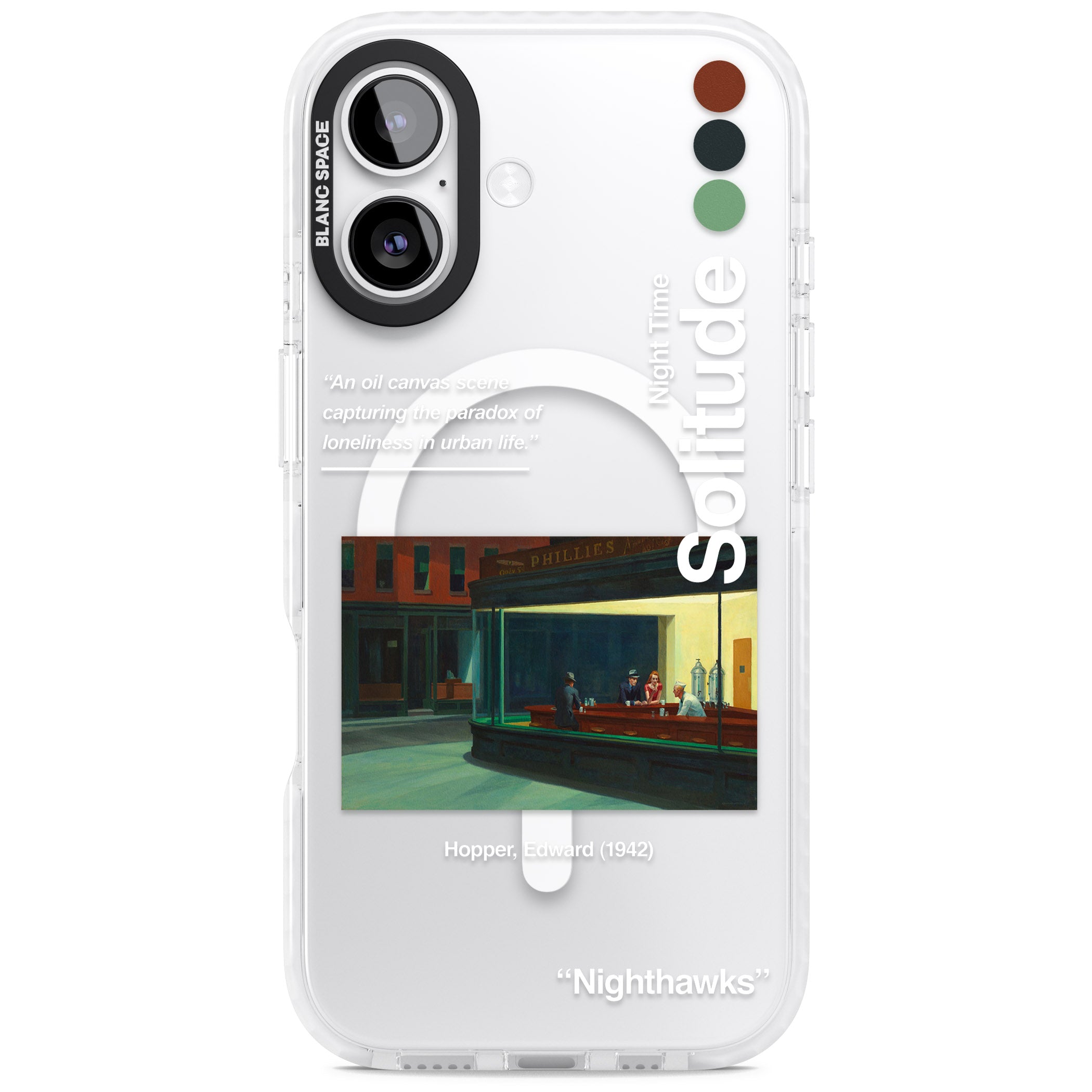 Nighthawks iPhone 17 Impact Pro Clear Phone Case