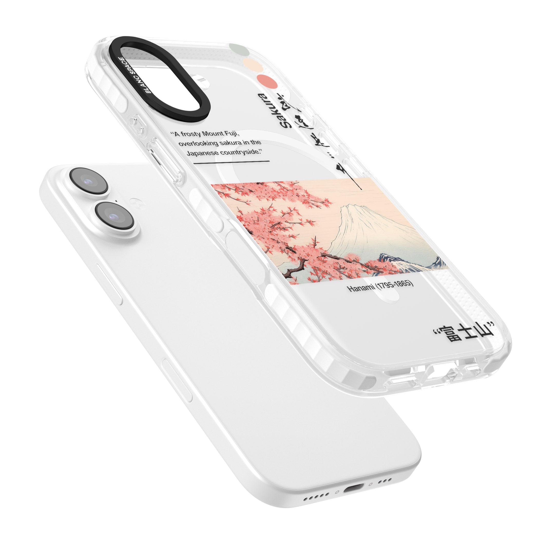 Hanami iPhone 17 Impact Pro Clear Phone Case Colours