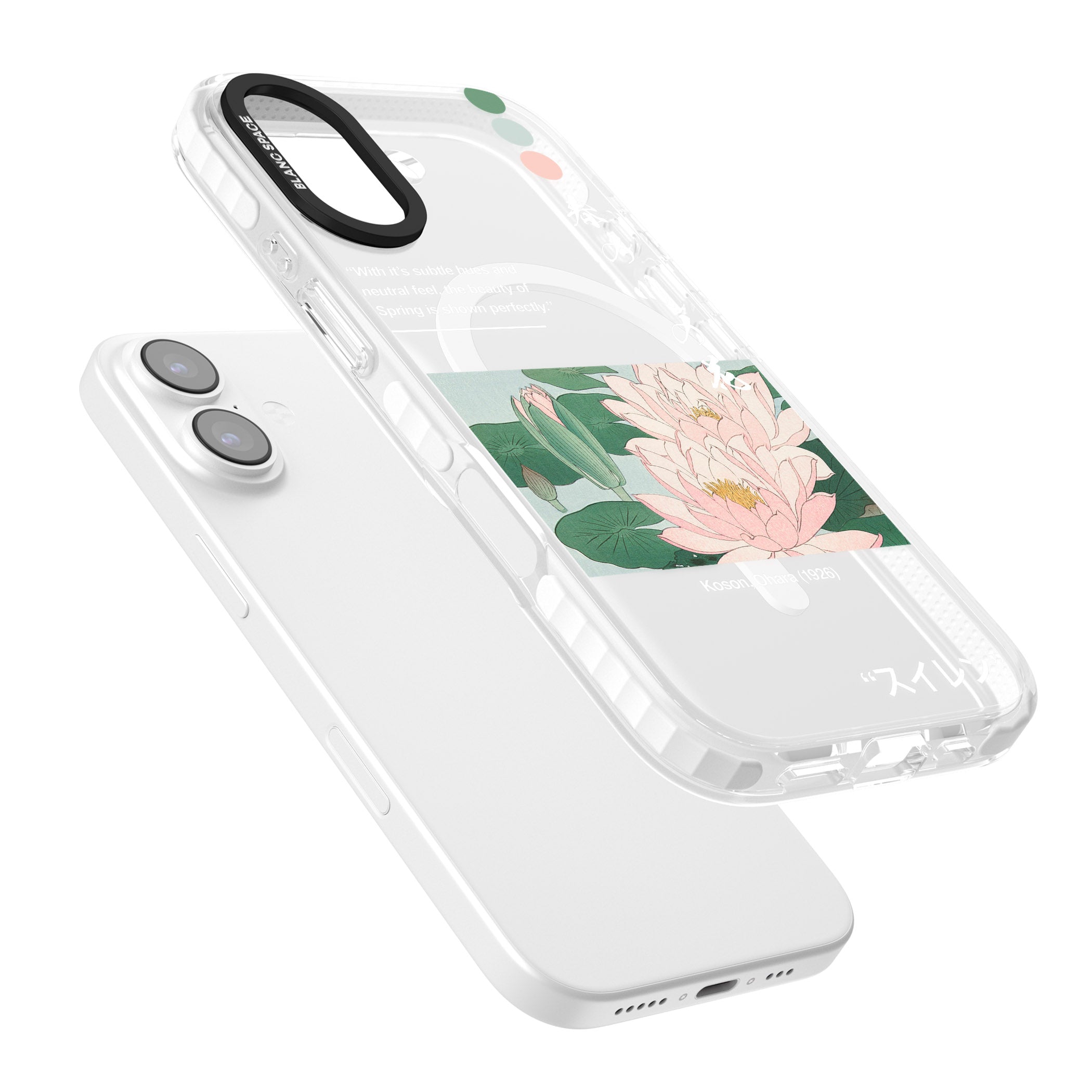 Water Lily iPhone 17 Impact Pro Clear Phone Case Colours