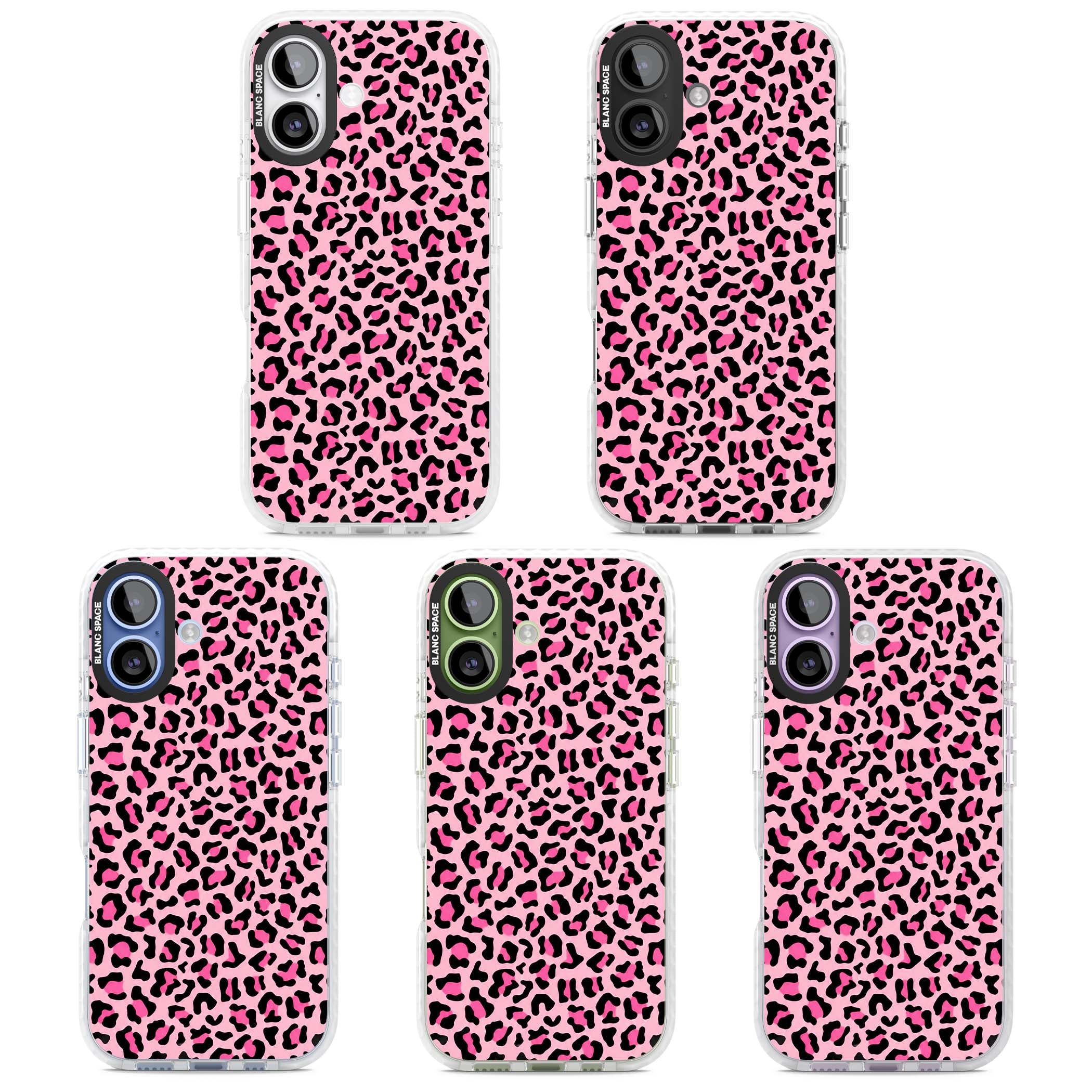 Pink Leopard baddie iPhone case | Impact Magsafe case for iPhone 17
