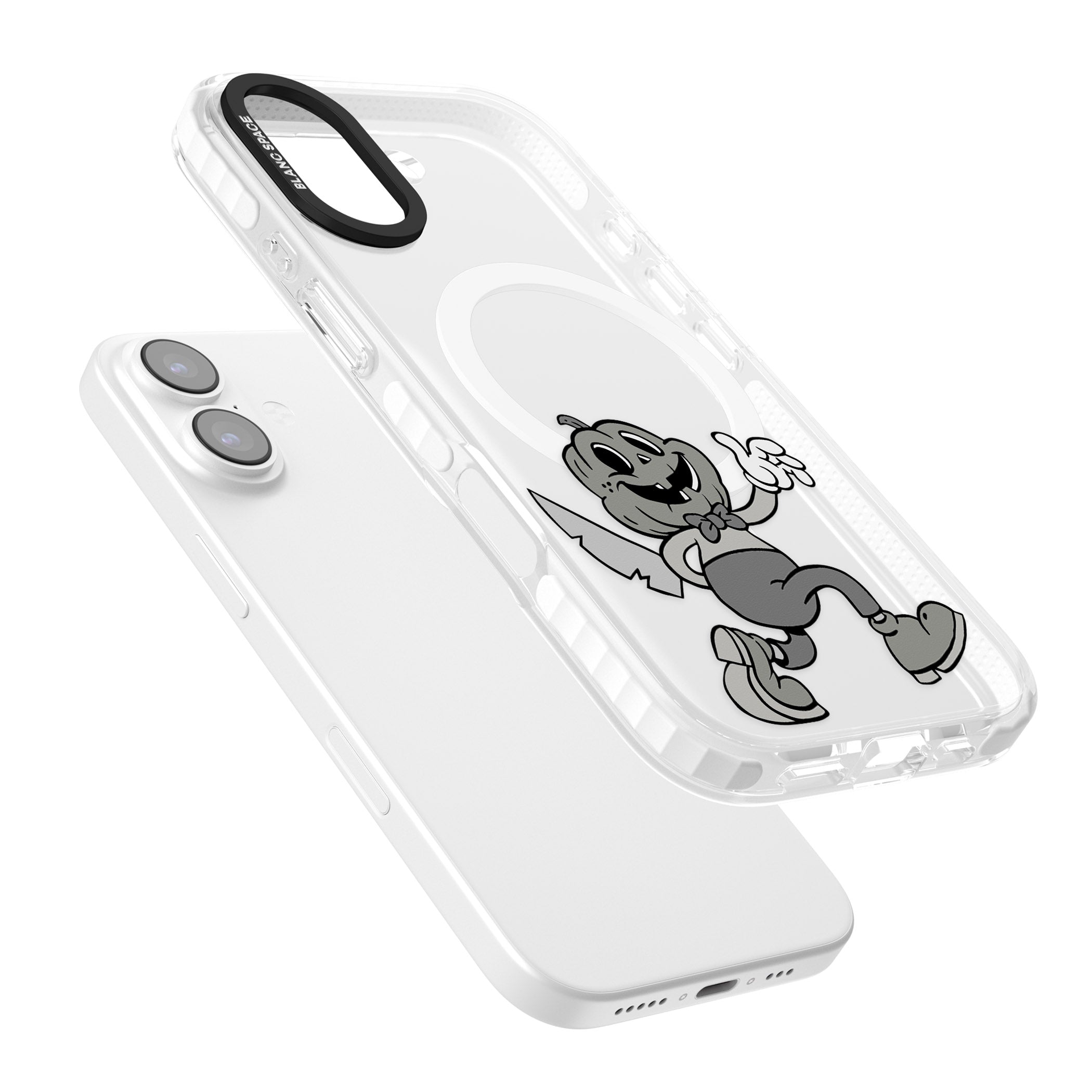 Jack O' Slasher iPhone 17 Impact Pro Clear Phone Case Colours