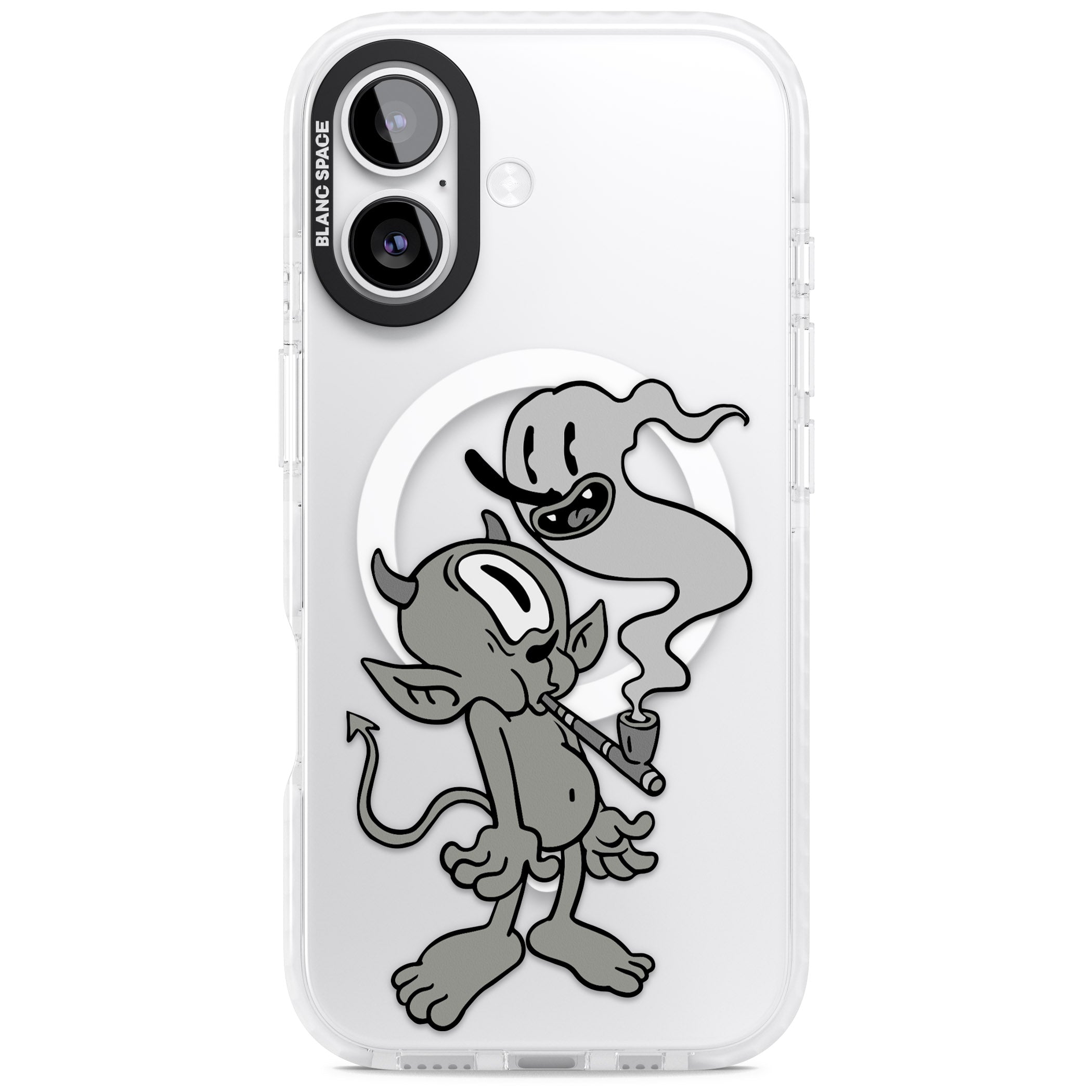 Pipe Goblin iPhone 17 Impact Pro Clear Phone Case