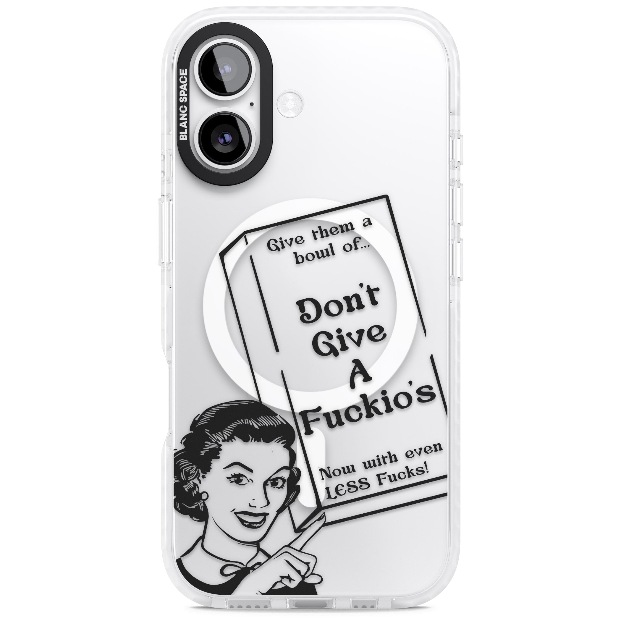 Dont Give A F Ckios Cereal iPhone 17 Impact Pro Clear Phone Case