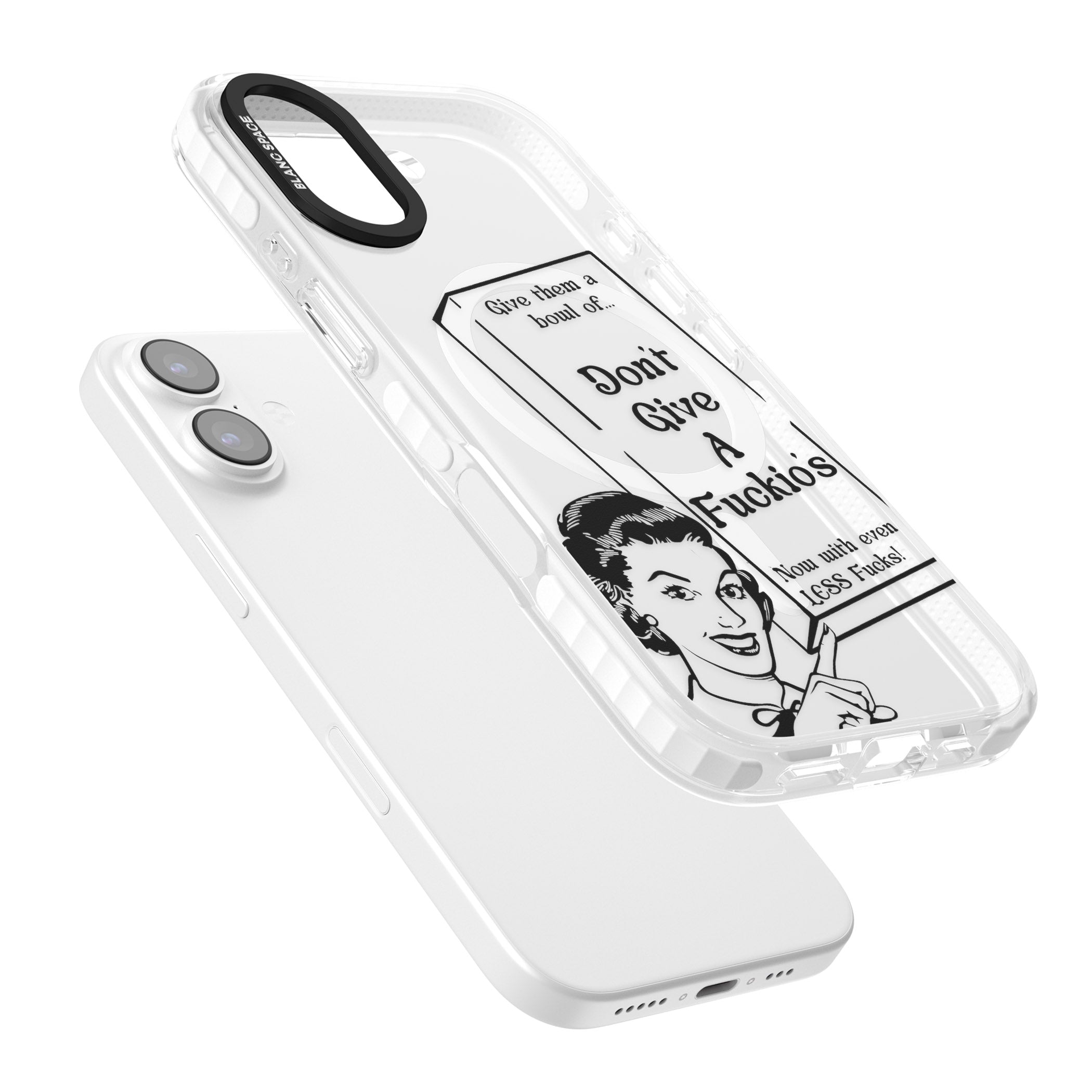 Dont Give A F Ckios Cereal iPhone 17 Impact Pro Clear Phone Case Colours