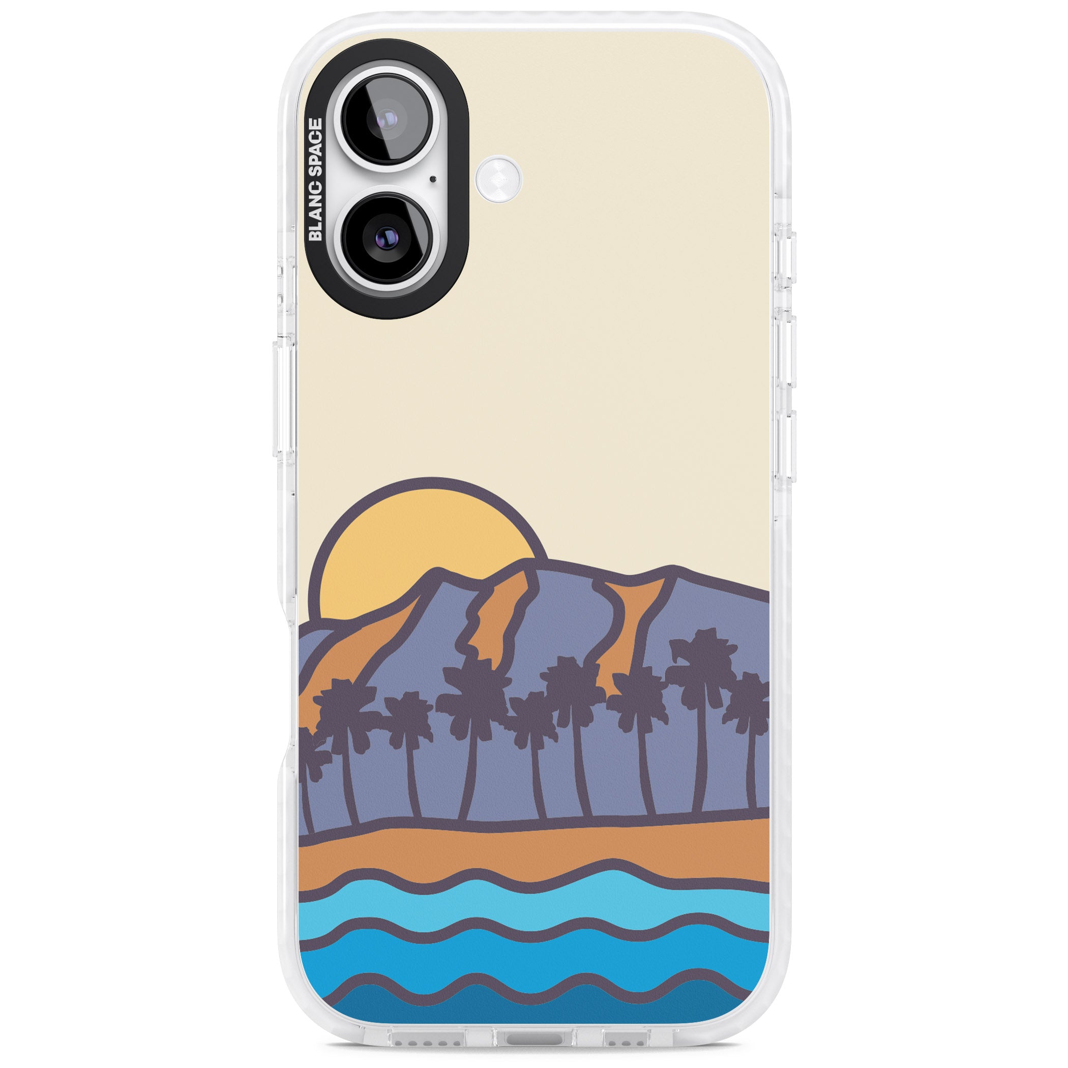 South Sunset iPhone 17 Impact Pro Clear Phone Case
