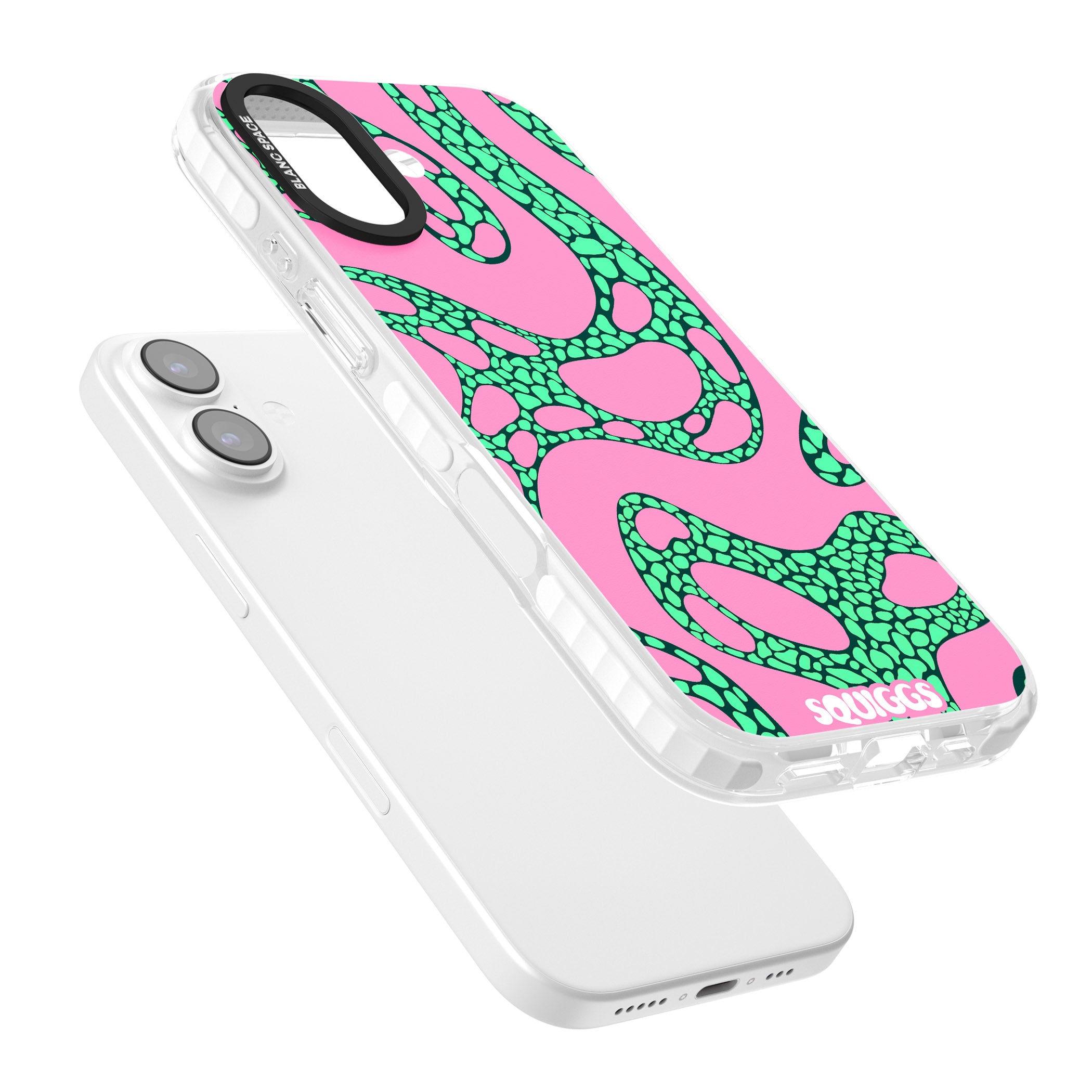 Alien Glow iPhone 17 Impact Pro Clear Phone Case Colours
