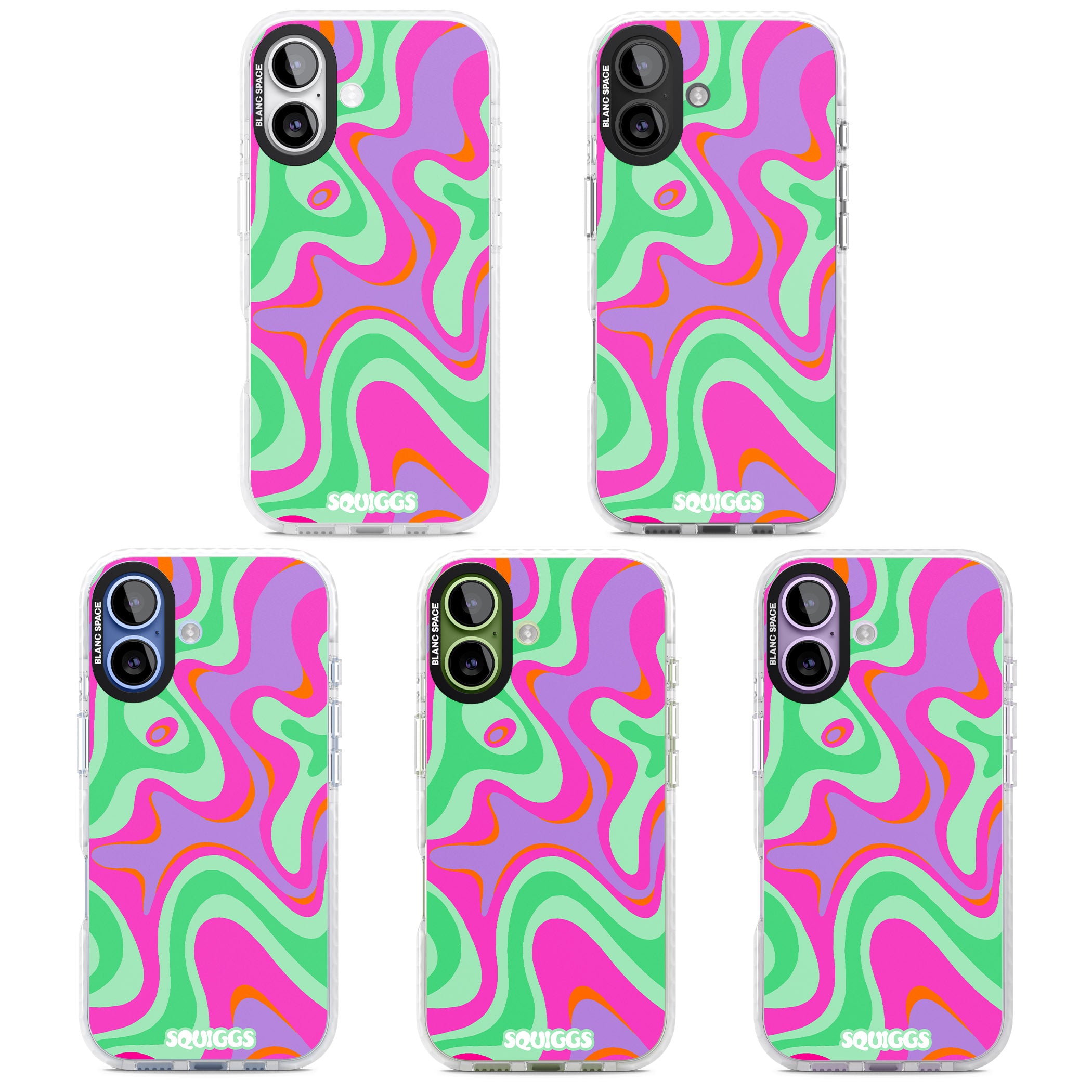 Pink Lava iPhone 17 Impact Pro Clear Phone Case APT Impact Protection