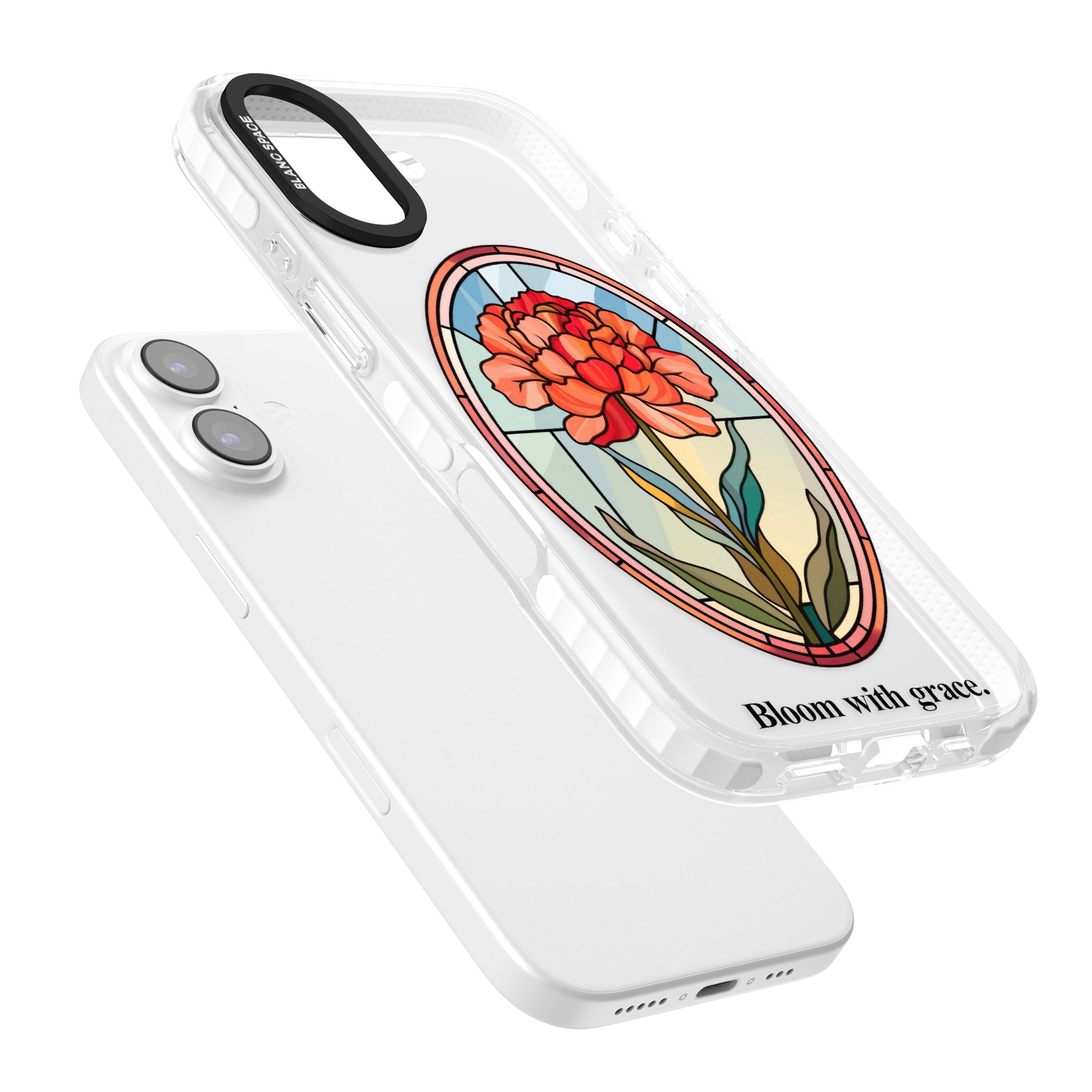 Bloom With Grace iPhone 17 Impact Pro Clear Phone Case Colours
