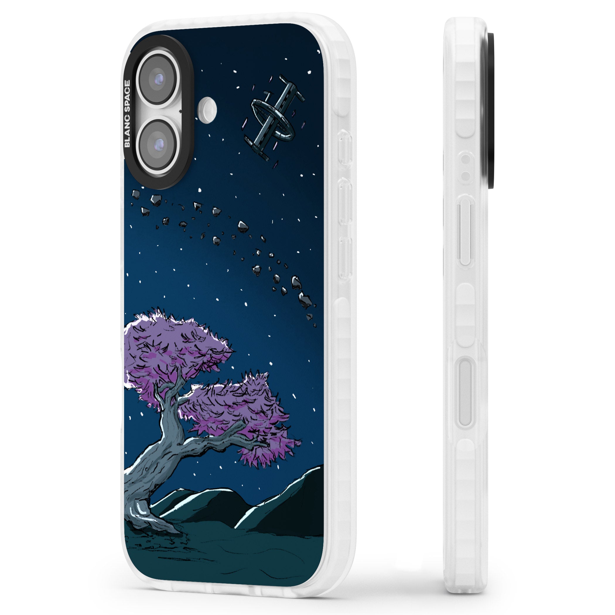 Orbit iPhone 17 Impact Pro Clear Phone Case Side Profile