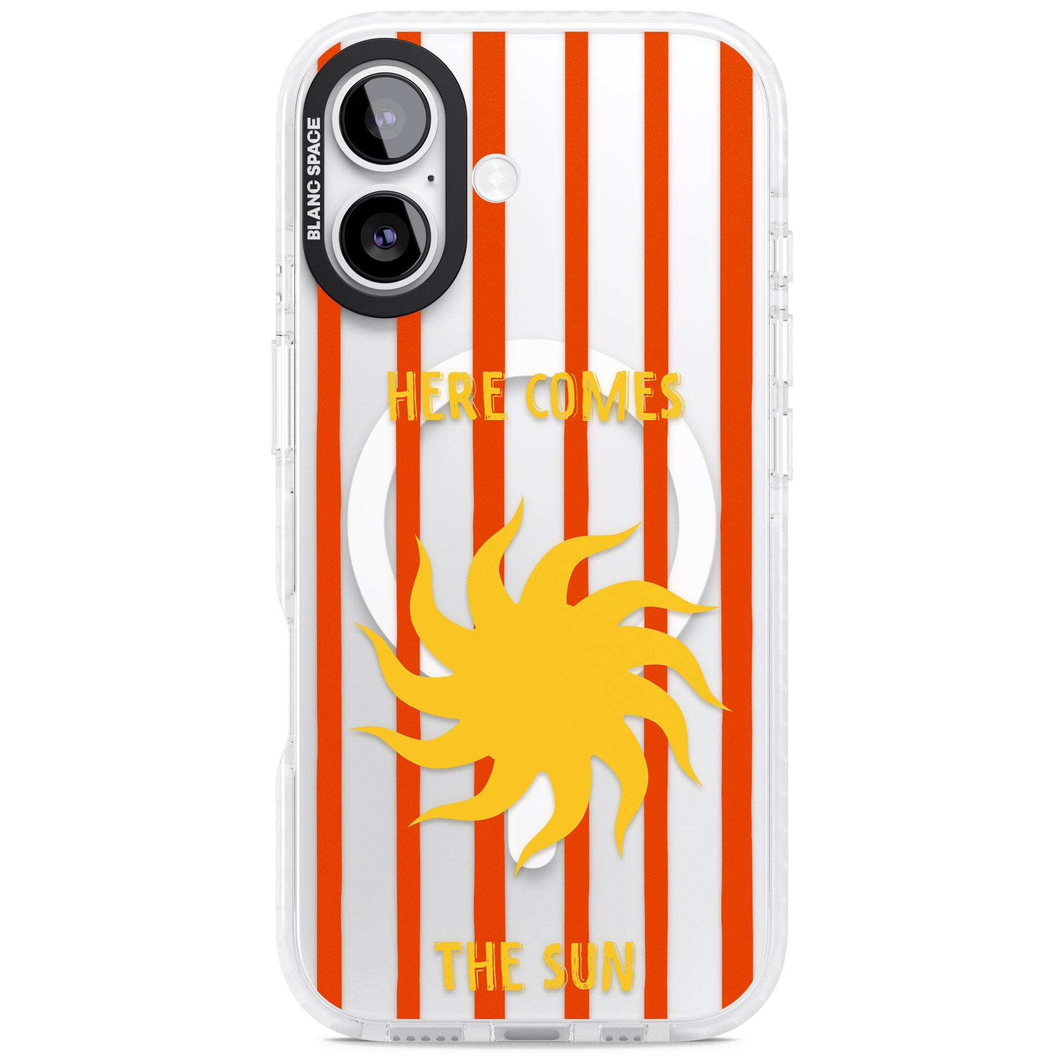 Here Comes The Sun iPhone 17 Impact Pro Clear Phone Case