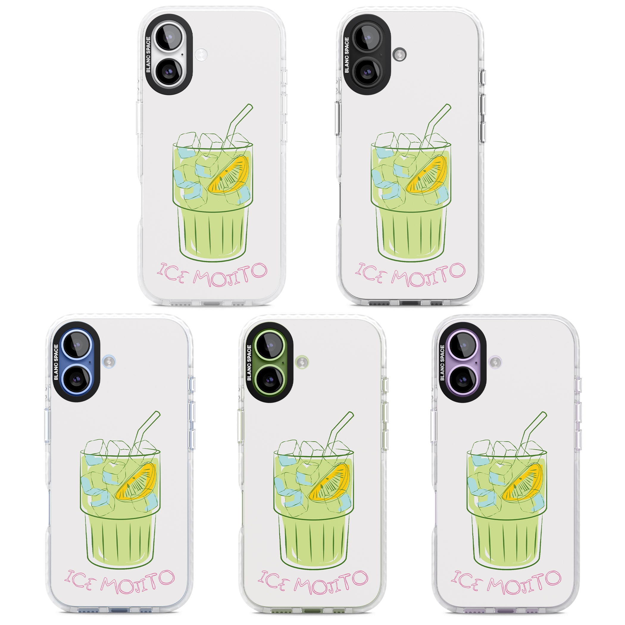 Ice Mojito iPhone 17 Impact Pro Clear Phone Case APT Impact Protection