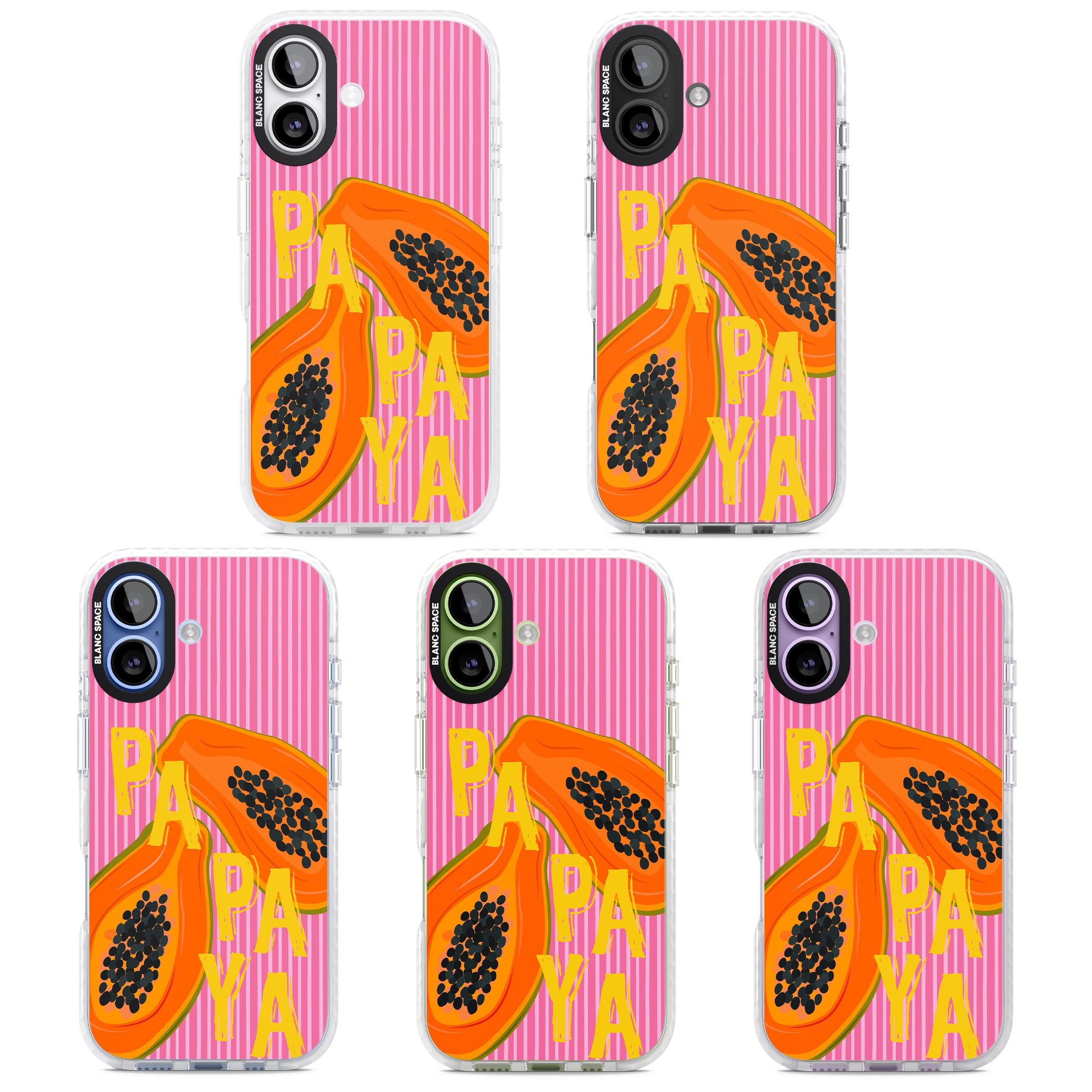 Papaya iPhone 17 Impact Pro Clear Phone Case APT Impact Protection