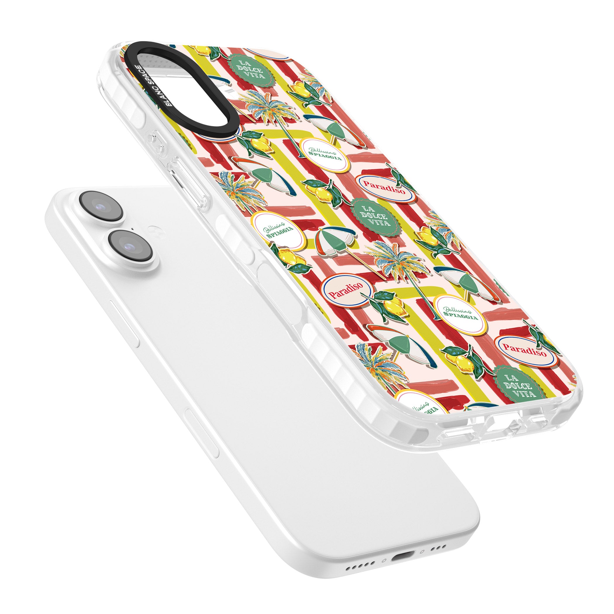 Paradiso Vibes iPhone 17 Impact Pro Clear Phone Case Colours