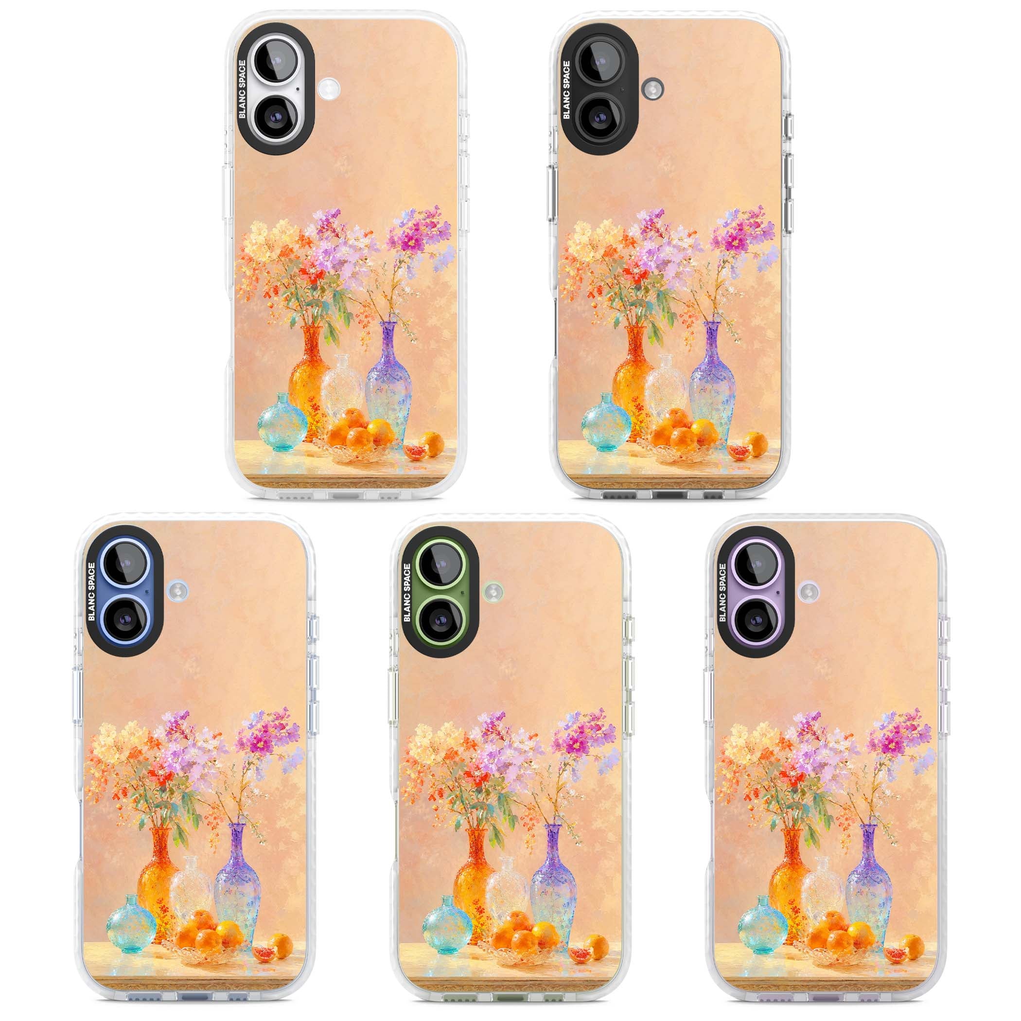 Peach Glass art iPhone case | Impact Magsafe case for iPhone 17