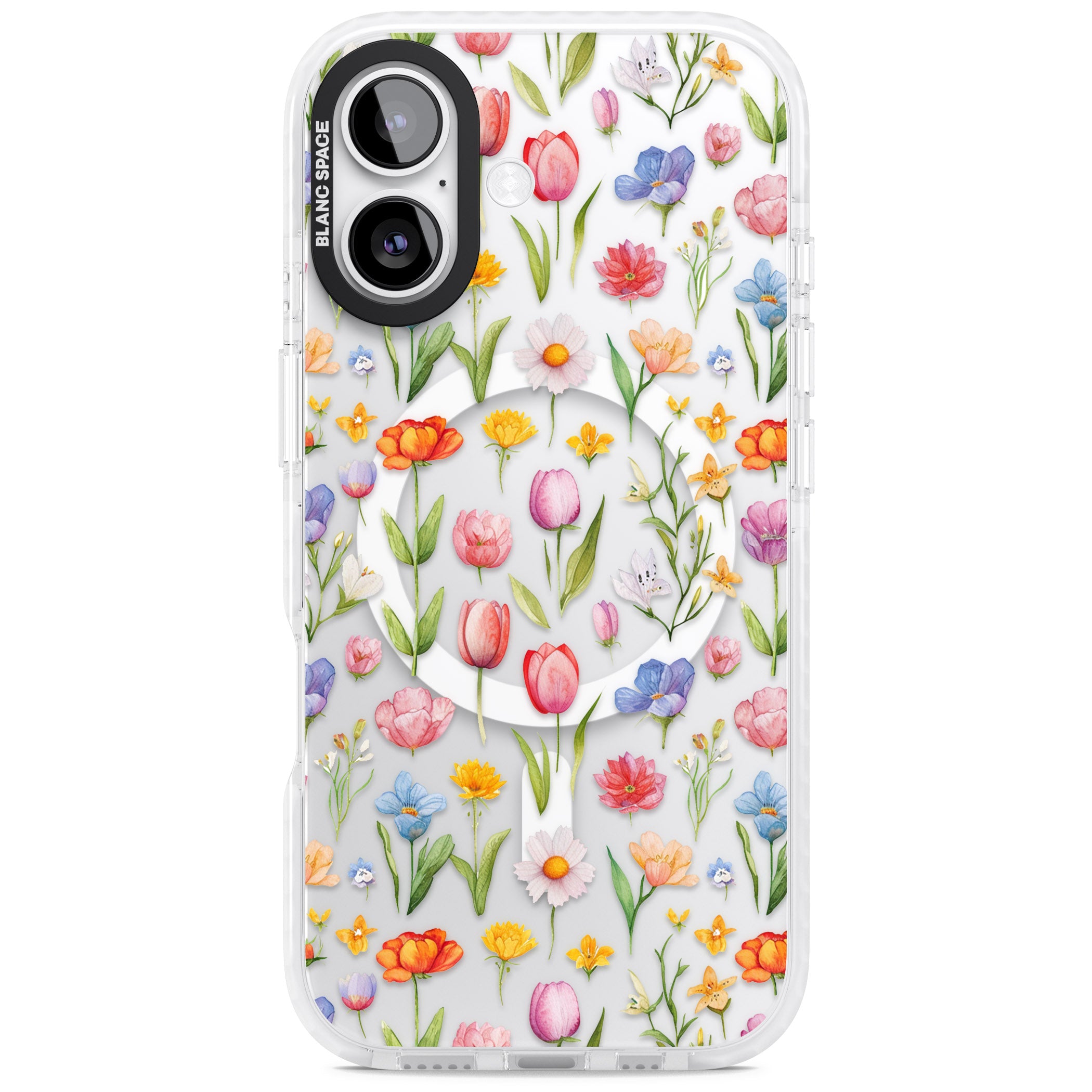 Small Flower Mix iPhone 17 Impact Pro Clear Phone Case
